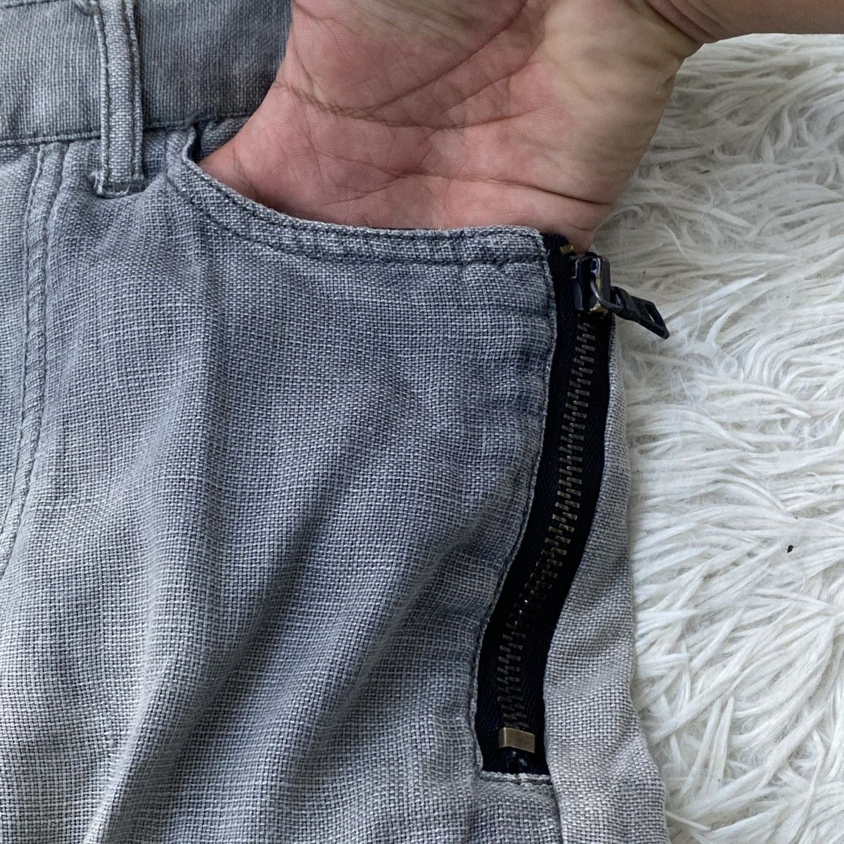 Japanese Brand Tactical Multipocket Denim Cargo Short Pants Size US 44 / EU 60 - 8 Thumbnail