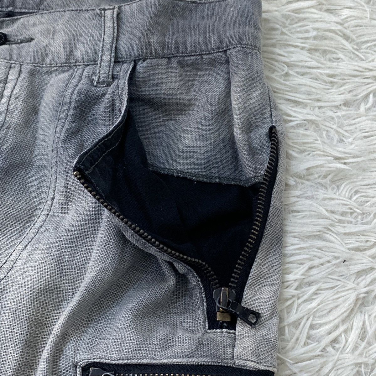 Japanese Brand Tactical Multipocket Denim Cargo Short Pants Size US 44 / EU 60 - 9 Thumbnail