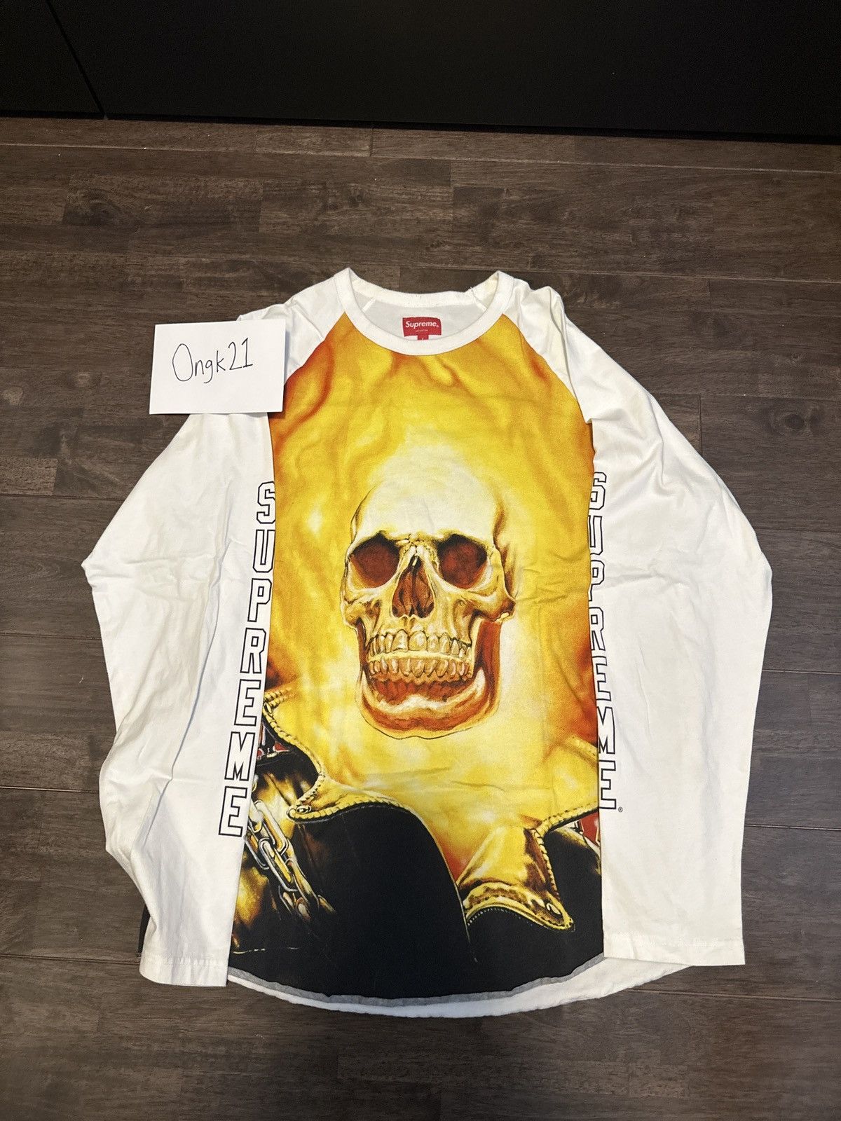 Supreme × MARVEL Ghost Rider Raglan L/S-