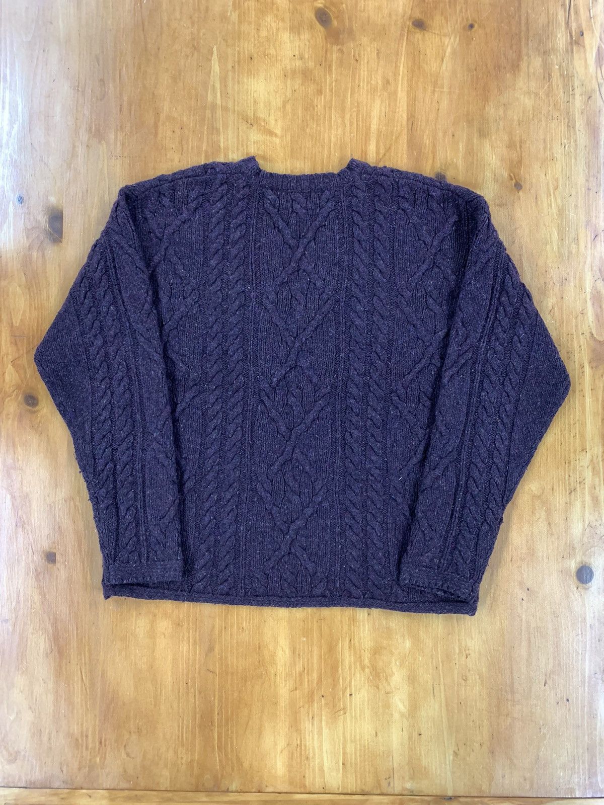 St. Johns Bay × Vintage Vintage St. John’s Bay Cable Knit Italian Made Sweater Size US L / EU 52-54 / 3 - 4 Thumbnail