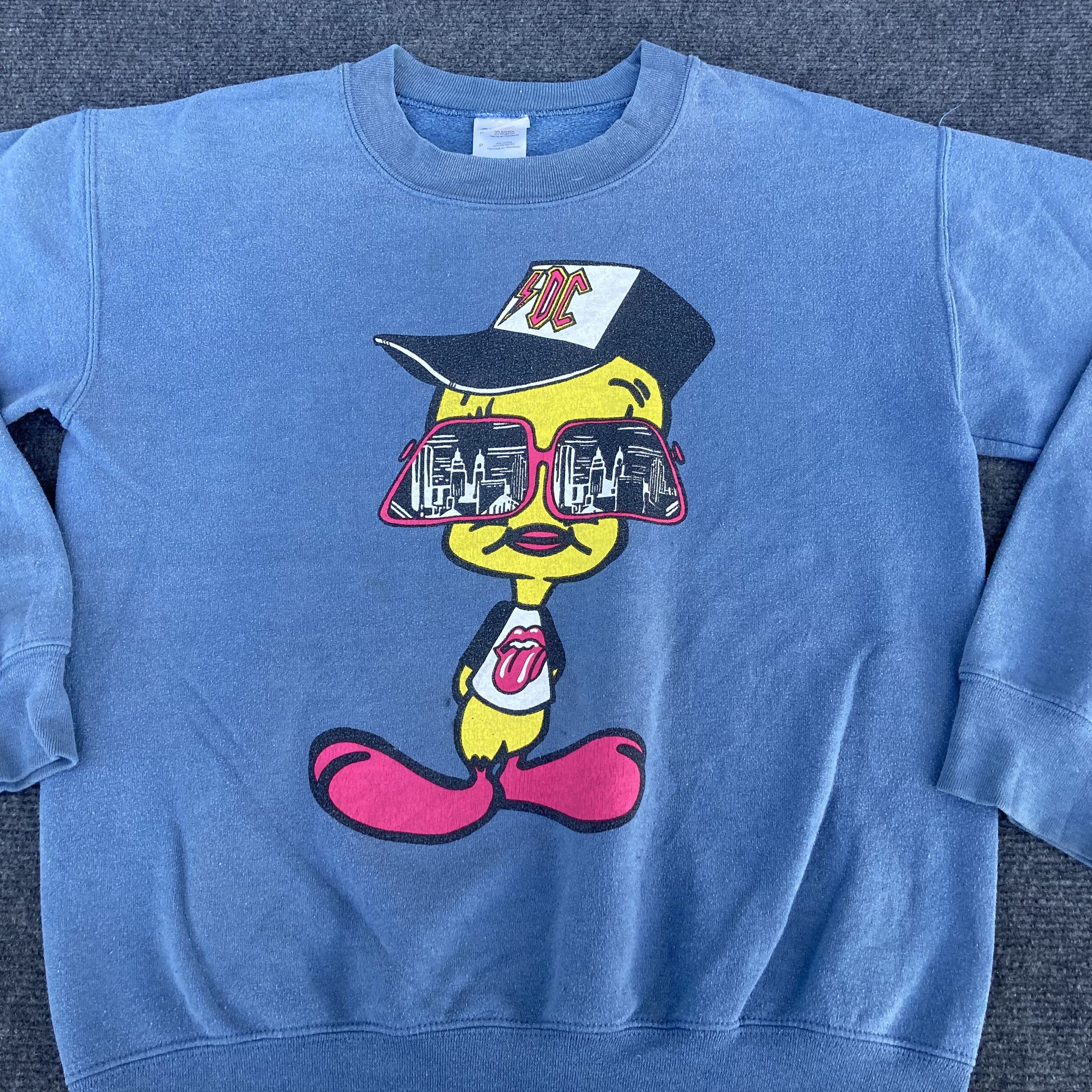 Cartoon Network Vintage Tweety Bugs Women Cartoon Hip hop Acdc Sweatshirt Size S / US 4 / IT 40 - 2 Thumbnail