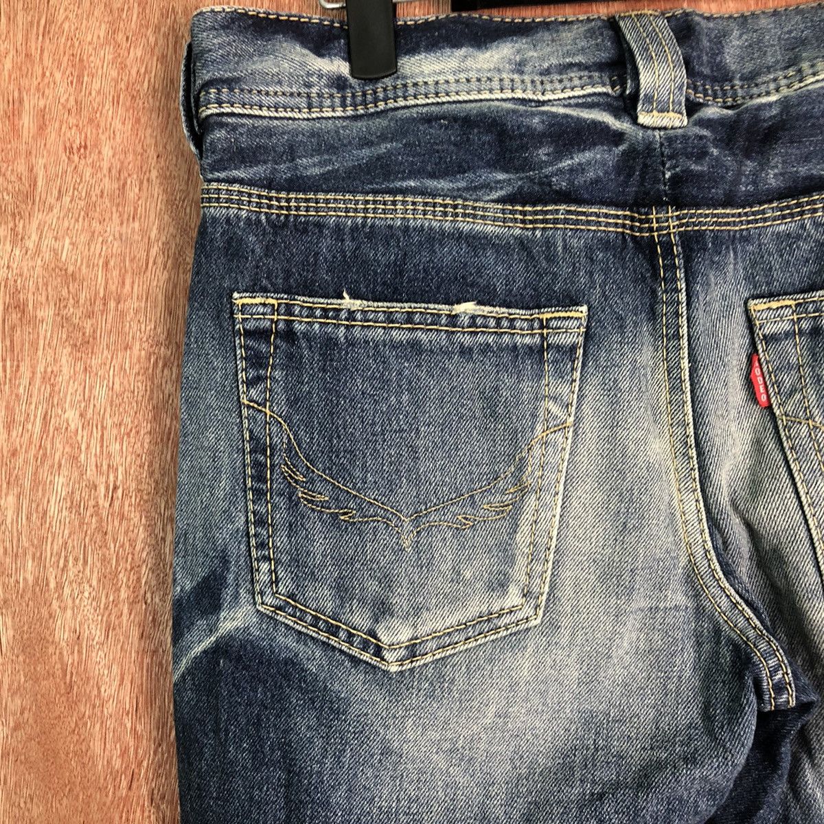 Edition Japan Redeo Crows Blue made in japan Distressed Denim #6353 Size US 29 - 11 Thumbnail