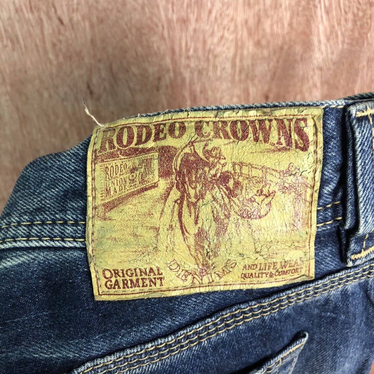Edition Japan Redeo Crows Blue made in japan Distressed Denim #6353 Size US 29 - 13 Thumbnail