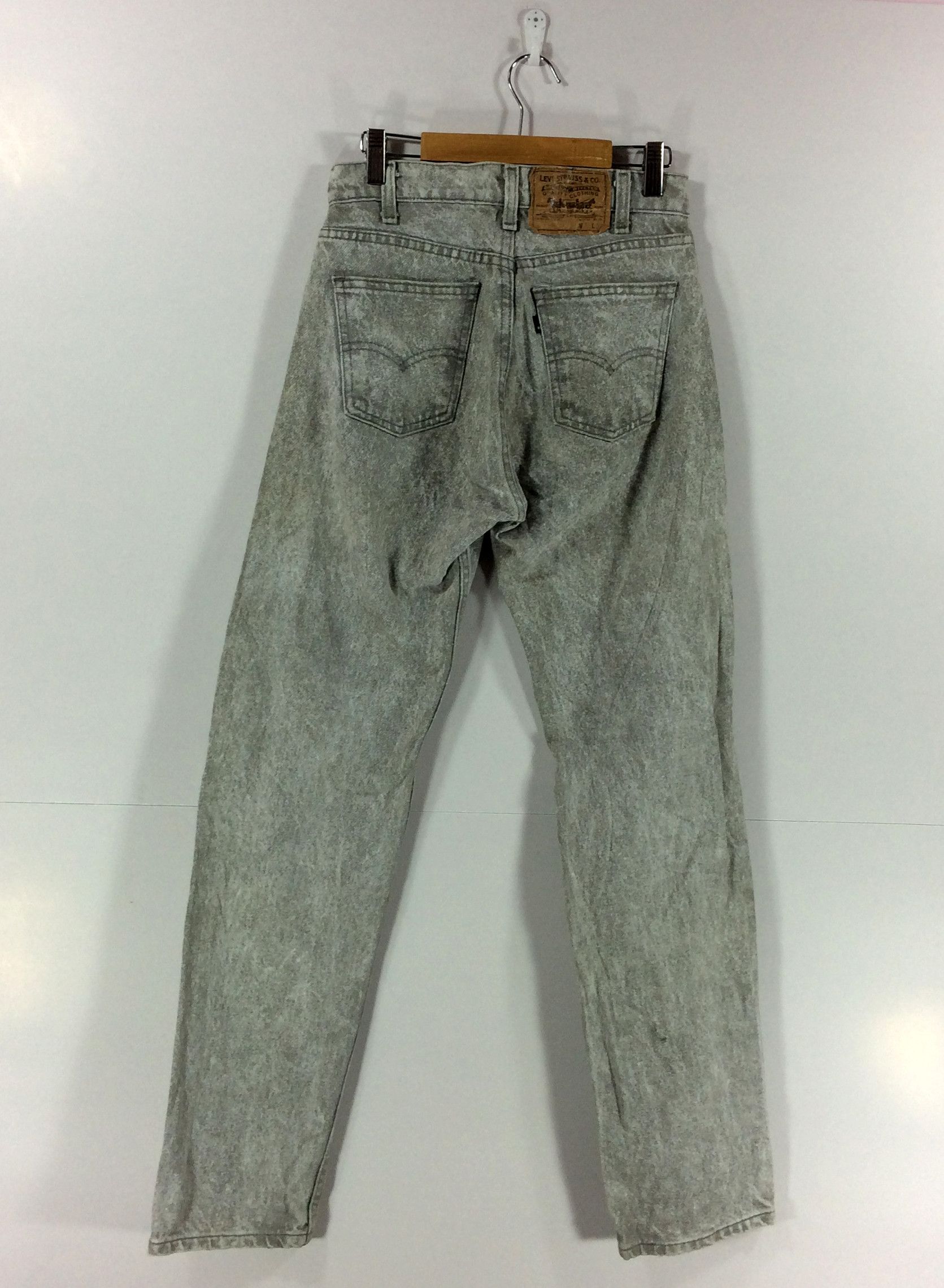 Levi's × Vintage Vtg Levis Acid Wash Denim Button Pant Denim 80s Punk Jeans Size US 28 / EU 44 - 11 Thumbnail