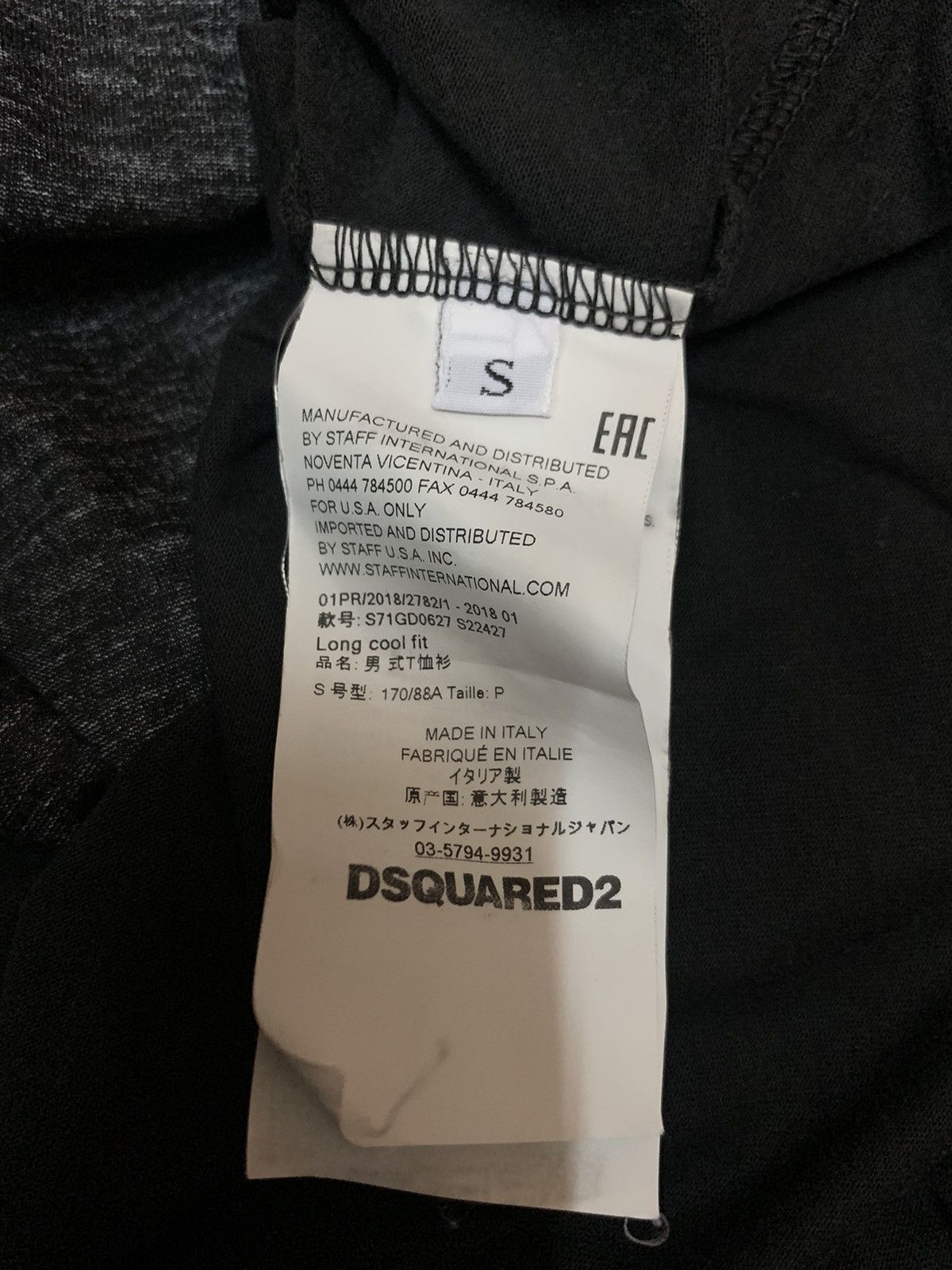 Dsquared2 \\ DSQUARED 2 // T SHIRT Size US M / EU 48-50 / 2 - 4 Thumbnail