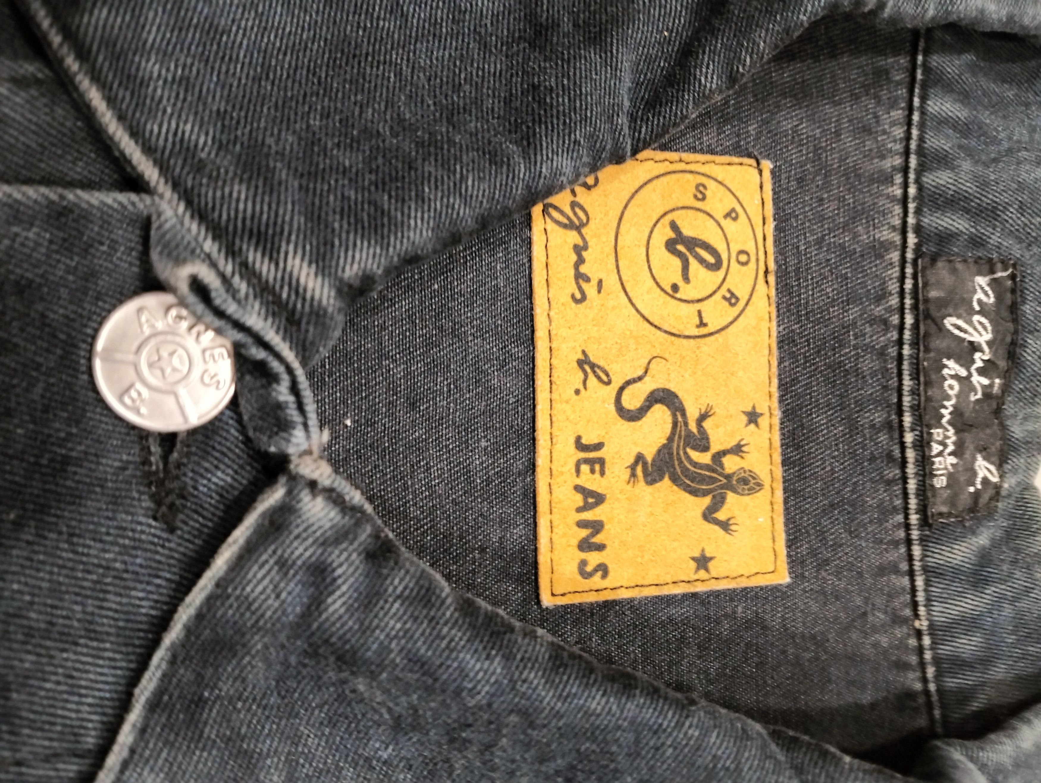 Vintage Agnes B denim jacket Size US L / EU 52-54 / 3 - 4 Thumbnail