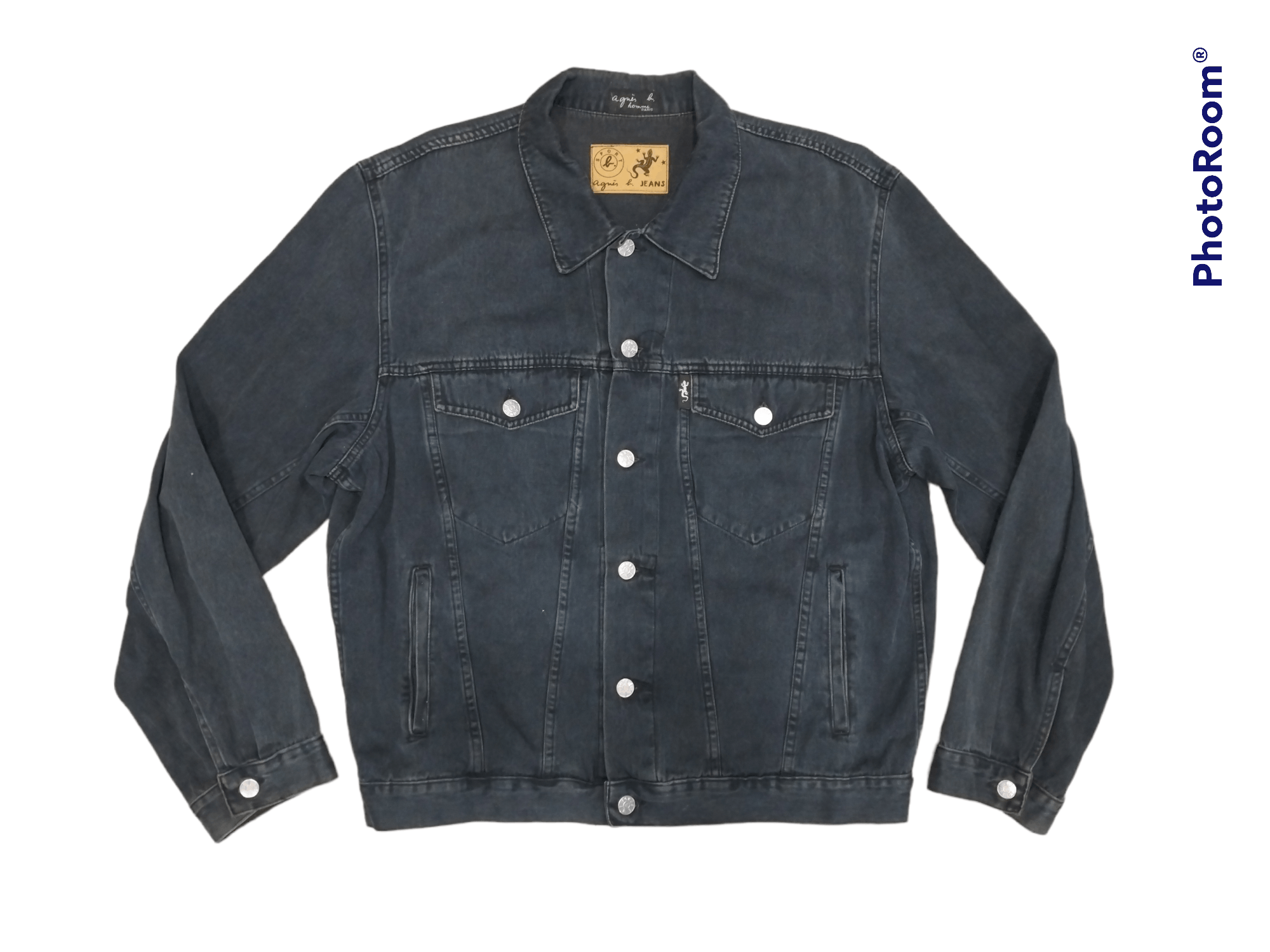 Vintage Agnes B denim jacket Size US L / EU 52-54 / 3 - 1 Thumbnail
