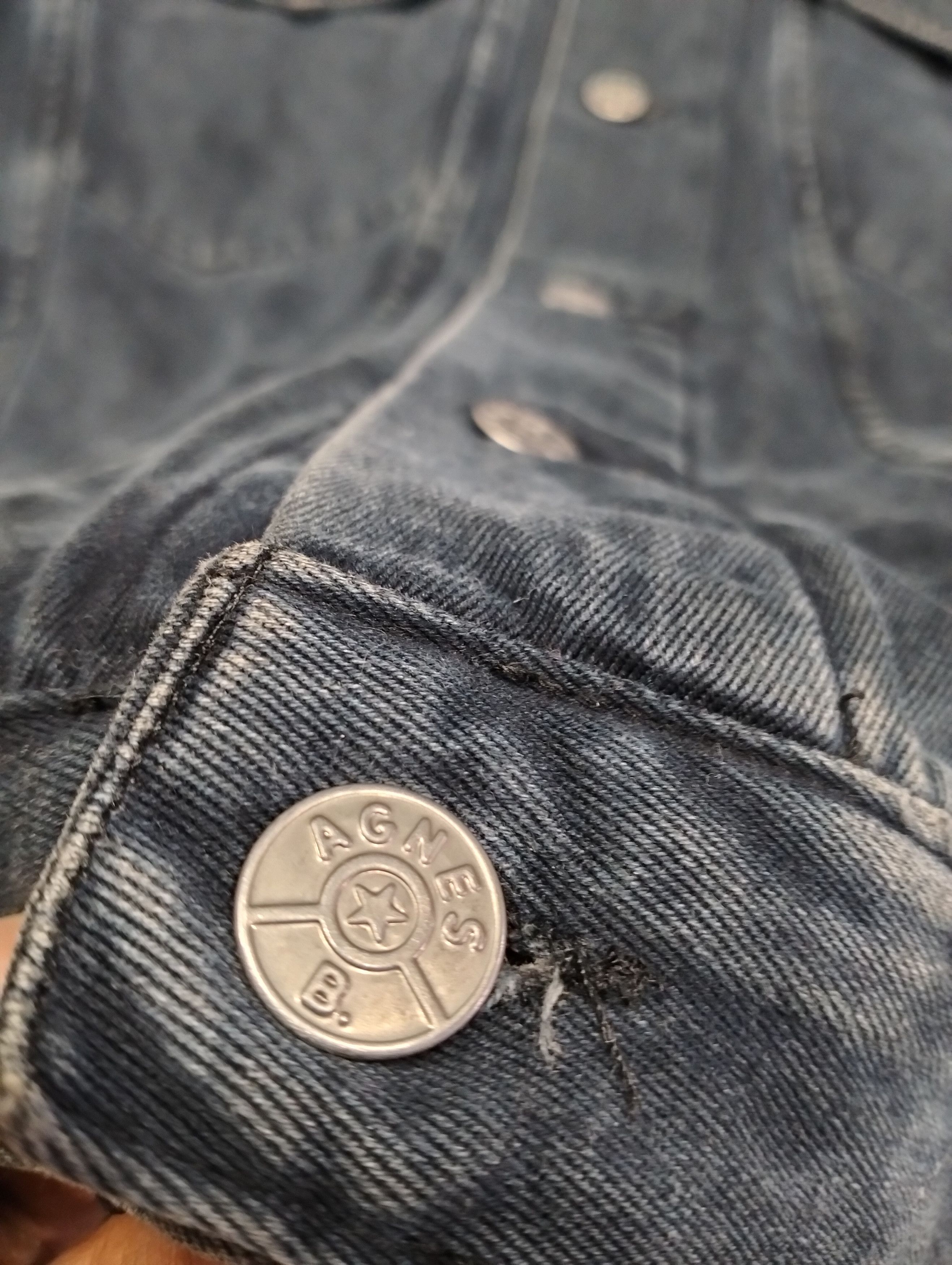 Vintage Agnes B denim jacket Size US L / EU 52-54 / 3 - 7 Thumbnail