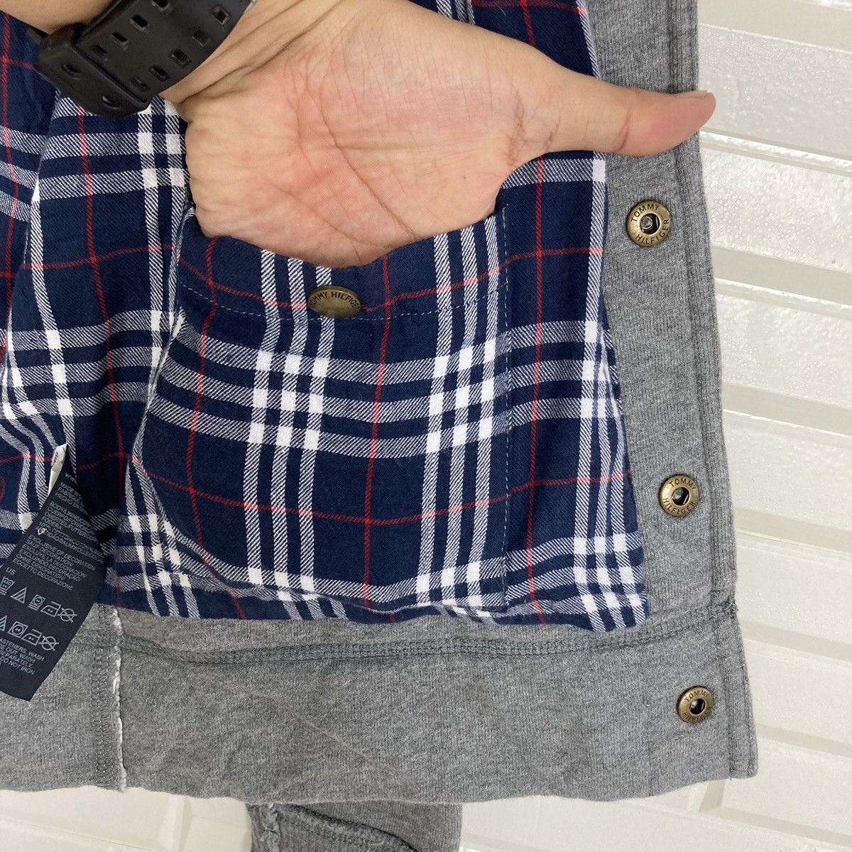 Tommy Hilfiger Tommy Hilfiger VTG Fit Snap Turtleneck Jacket Size US M / EU 48-50 / 2 - 12 Thumbnail