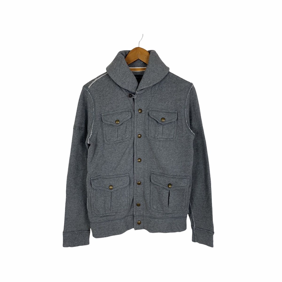 Tommy Hilfiger Tommy Hilfiger VTG Fit Snap Turtleneck Jacket Size US M / EU 48-50 / 2 - 1 Thumbnail