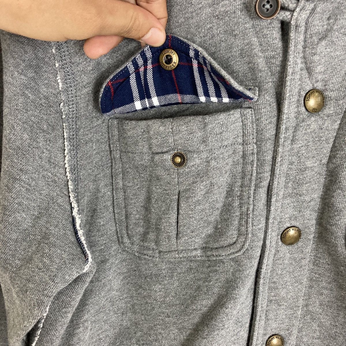 Tommy Hilfiger Tommy Hilfiger VTG Fit Snap Turtleneck Jacket Size US M / EU 48-50 / 2 - 7 Thumbnail