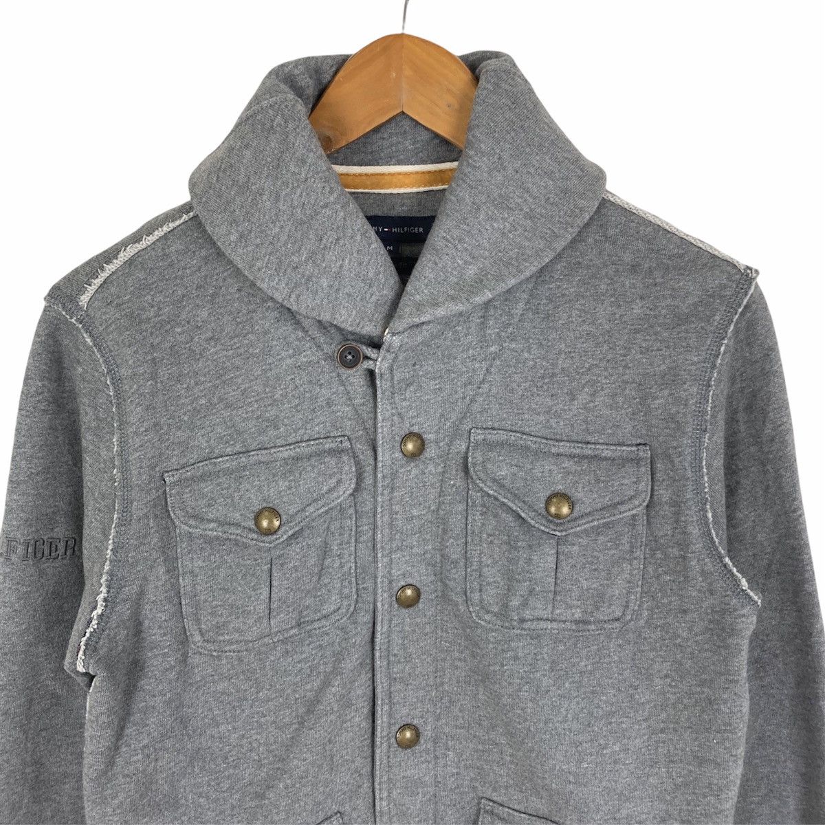 Tommy Hilfiger Tommy Hilfiger VTG Fit Snap Turtleneck Jacket Size US M / EU 48-50 / 2 - 3 Thumbnail
