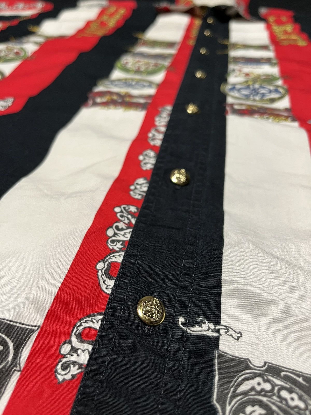 Versace 🧨REAL GRAIL Versace Rock & Royalty Overprinted Shirt Size US M / EU 48-50 / 2 - 5 Thumbnail