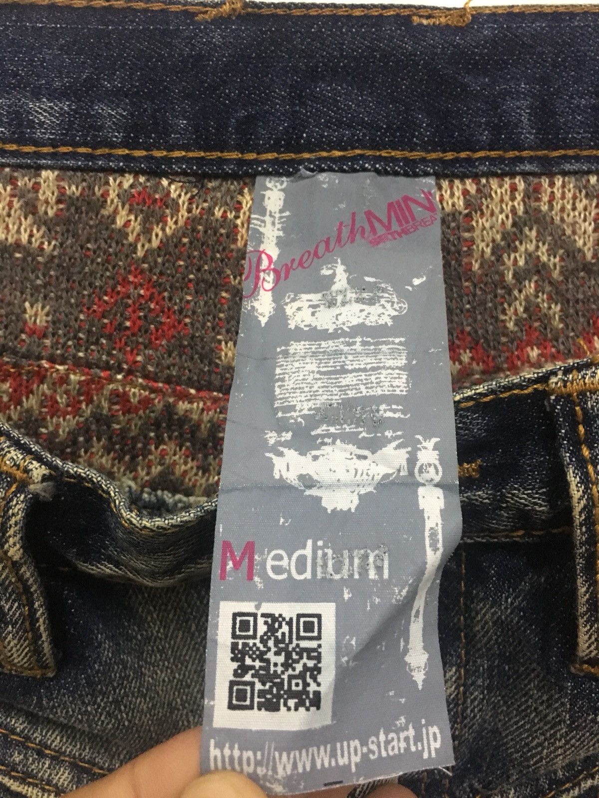 Designer Breathmint Brth Denim Jean Design Multipocket Size US 31 - 8 Thumbnail