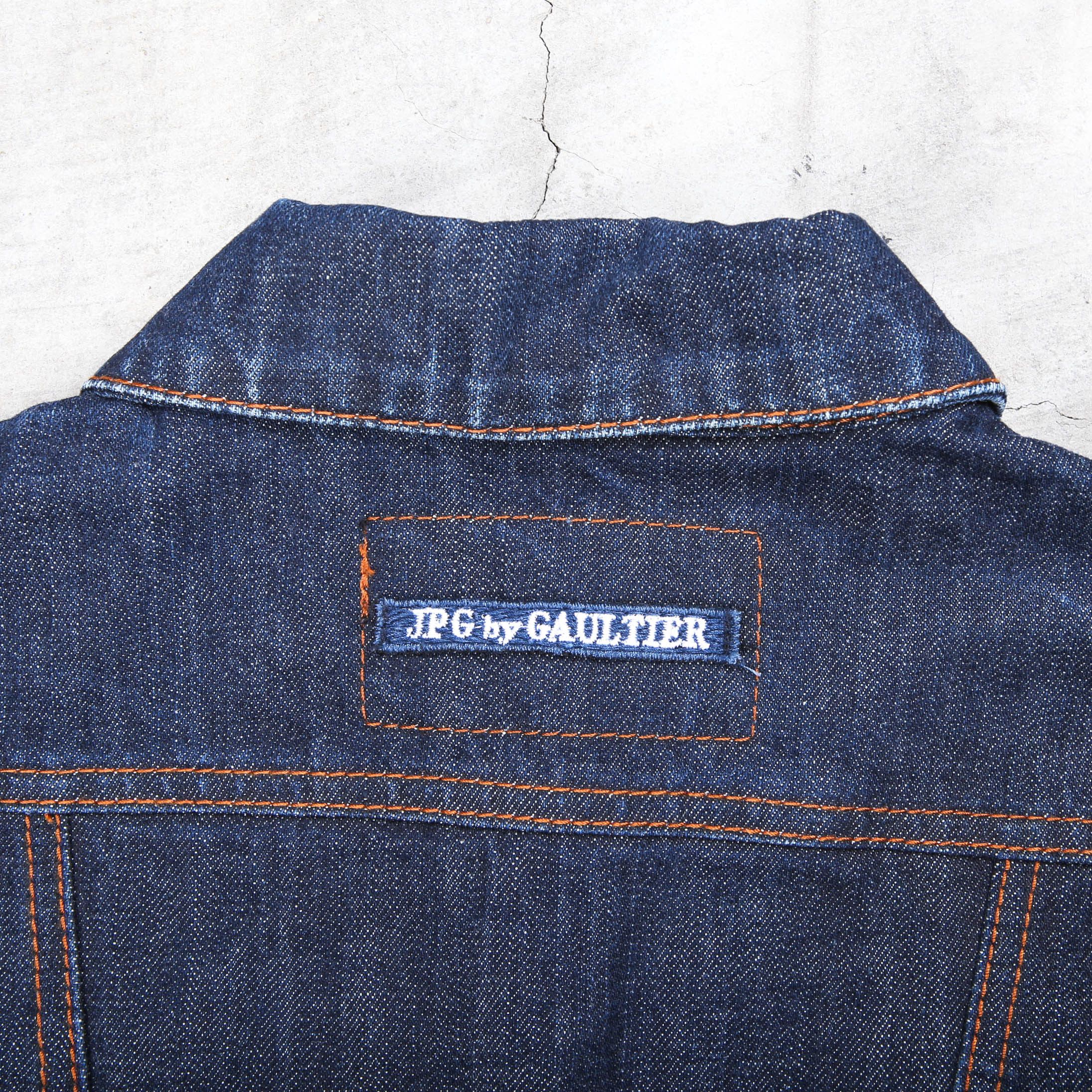 Jean Paul Gaultier J.P.G Jeans Reconstructed Denim Jacket Size M / US 6-8 / IT 42-44 - 3 Thumbnail