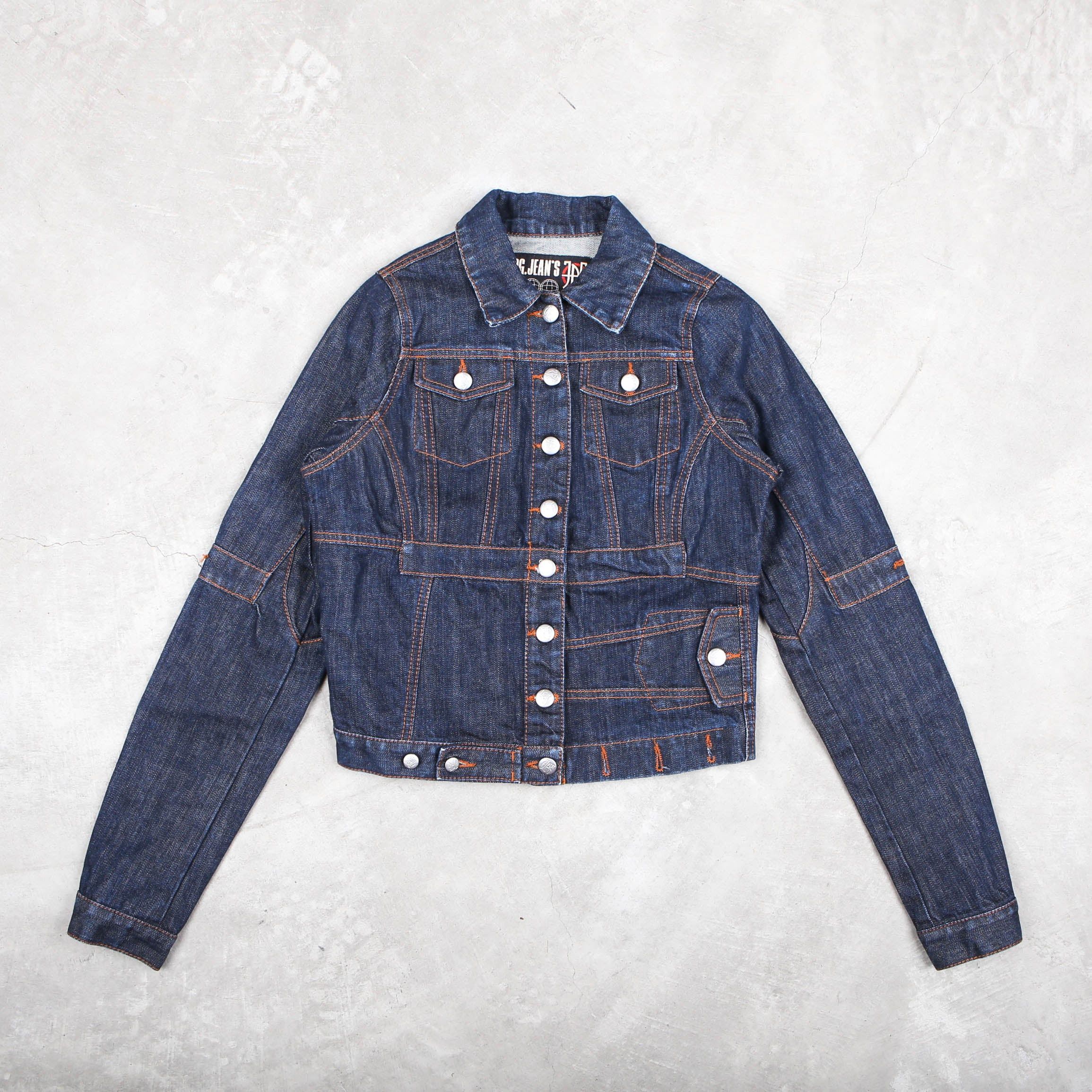 Jean Paul Gaultier J.P.G Jeans Reconstructed Denim Jacket Size M / US 6-8 / IT 42-44 - 1 Thumbnail