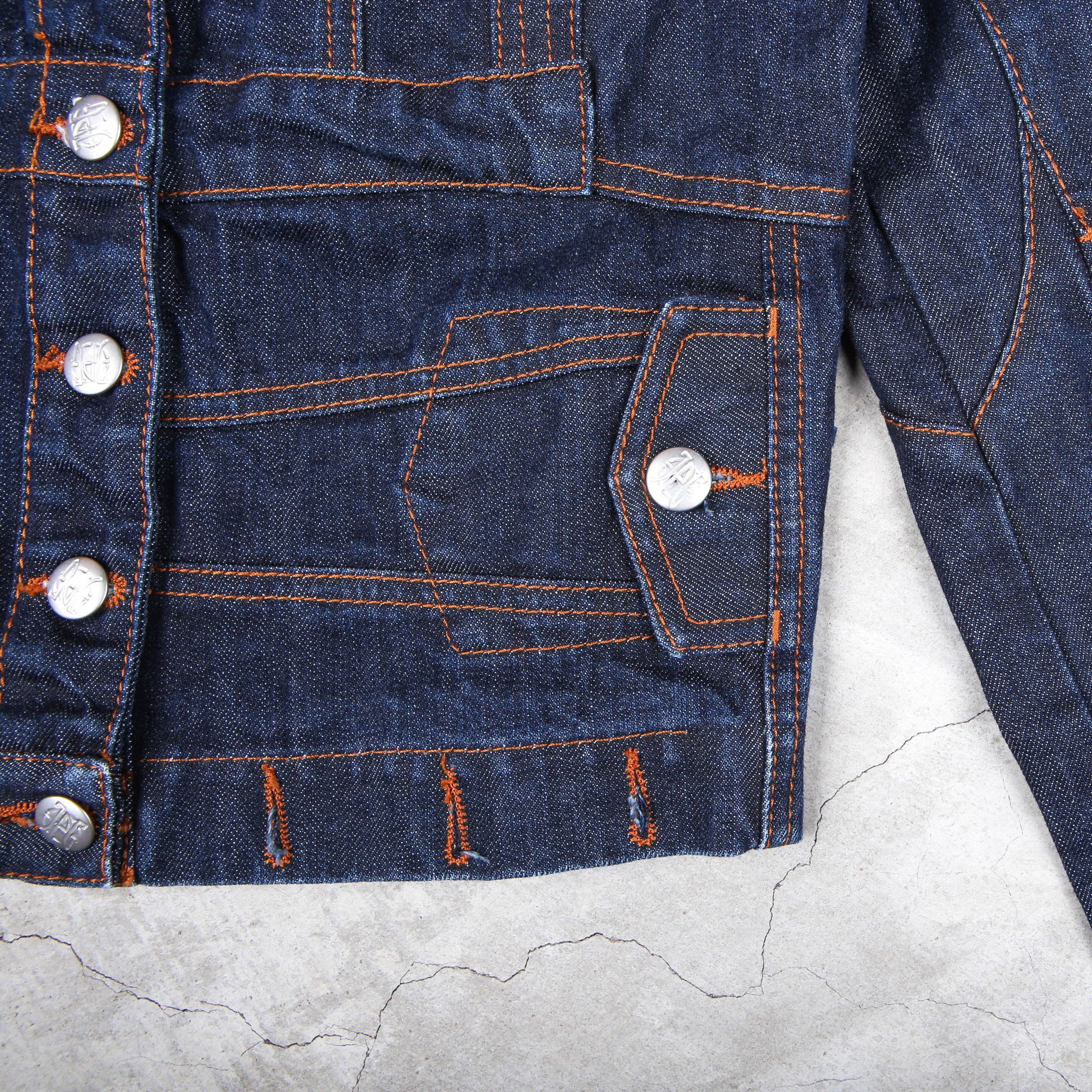 Jean Paul Gaultier J.P.G Jeans Reconstructed Denim Jacket Size M / US 6-8 / IT 42-44 - 8 Thumbnail