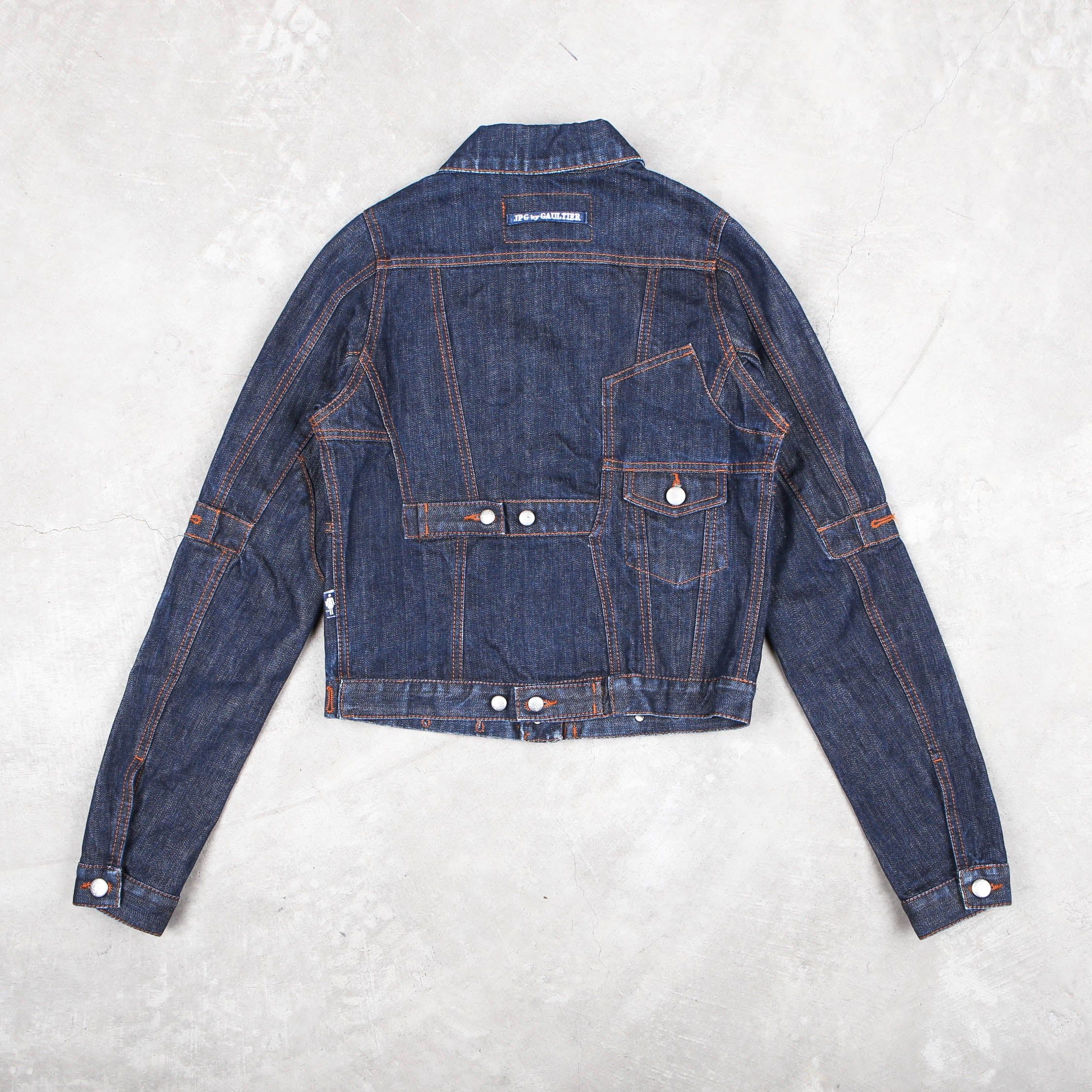Jean Paul Gaultier J.P.G Jeans Reconstructed Denim Jacket Size M / US 6-8 / IT 42-44 - 7 Thumbnail