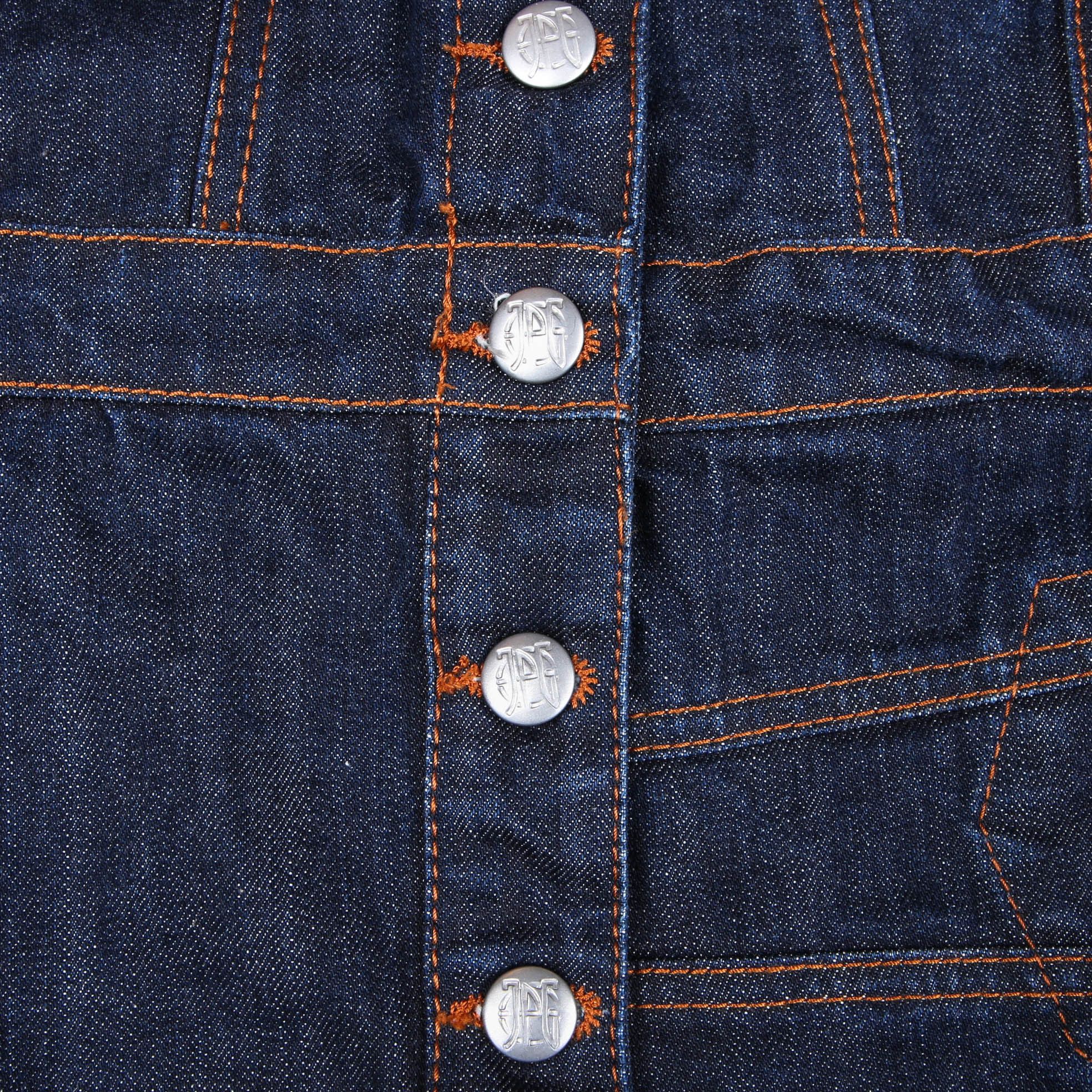 Jean Paul Gaultier J.P.G Jeans Reconstructed Denim Jacket Size M / US 6-8 / IT 42-44 - 5 Thumbnail