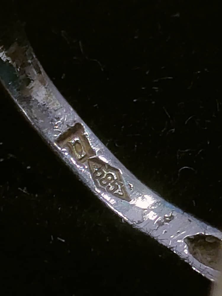 Jewelry NATURAL SLEEPING BEAUTY TURQUOISE in 585 14k WHITE GOLD RING Size ONE SIZE - 7 Thumbnail