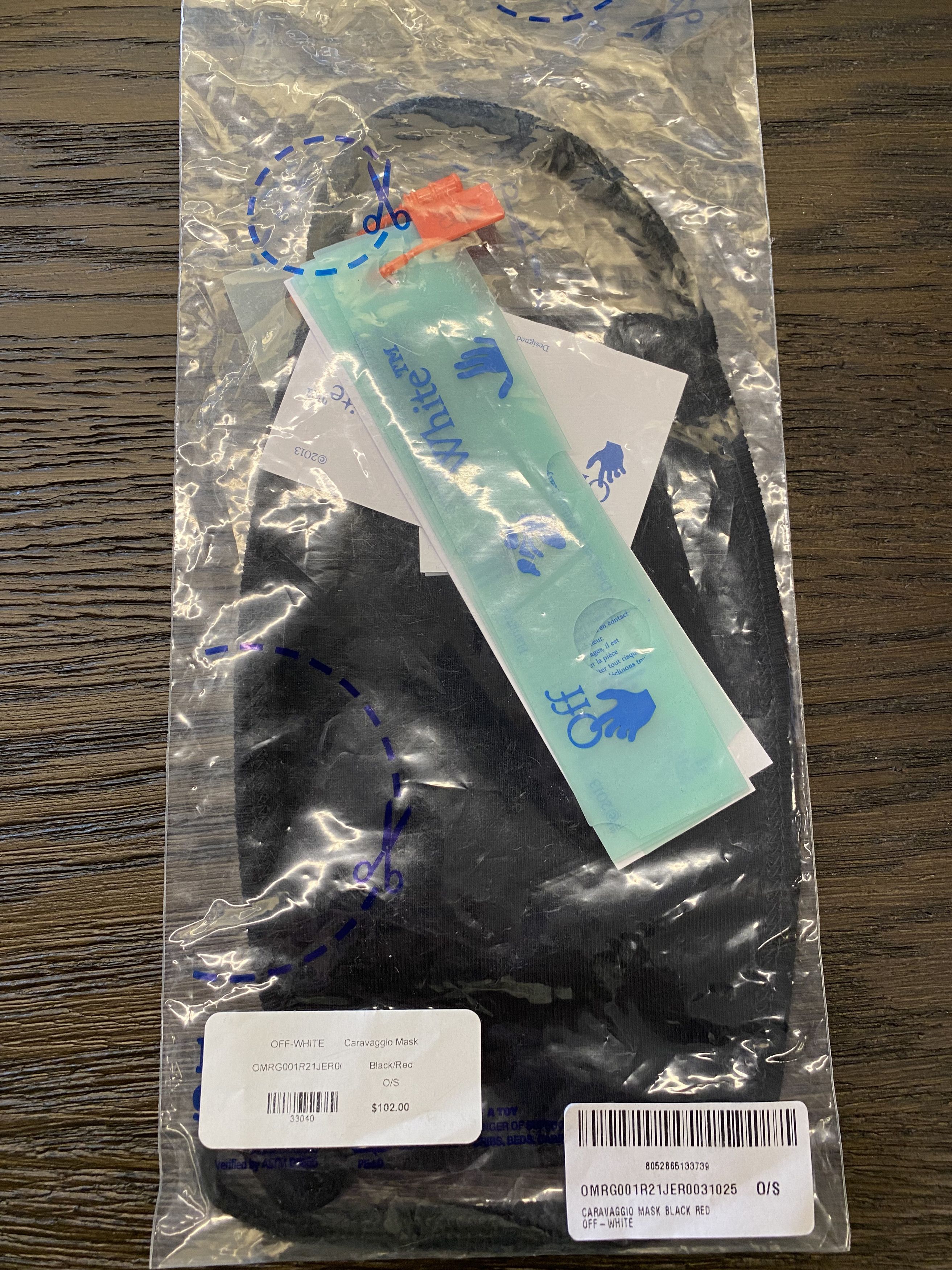Off-White Off-White Virgil Abloh caravaggio arrow mask One Size Size ONE SIZE - 5 Thumbnail