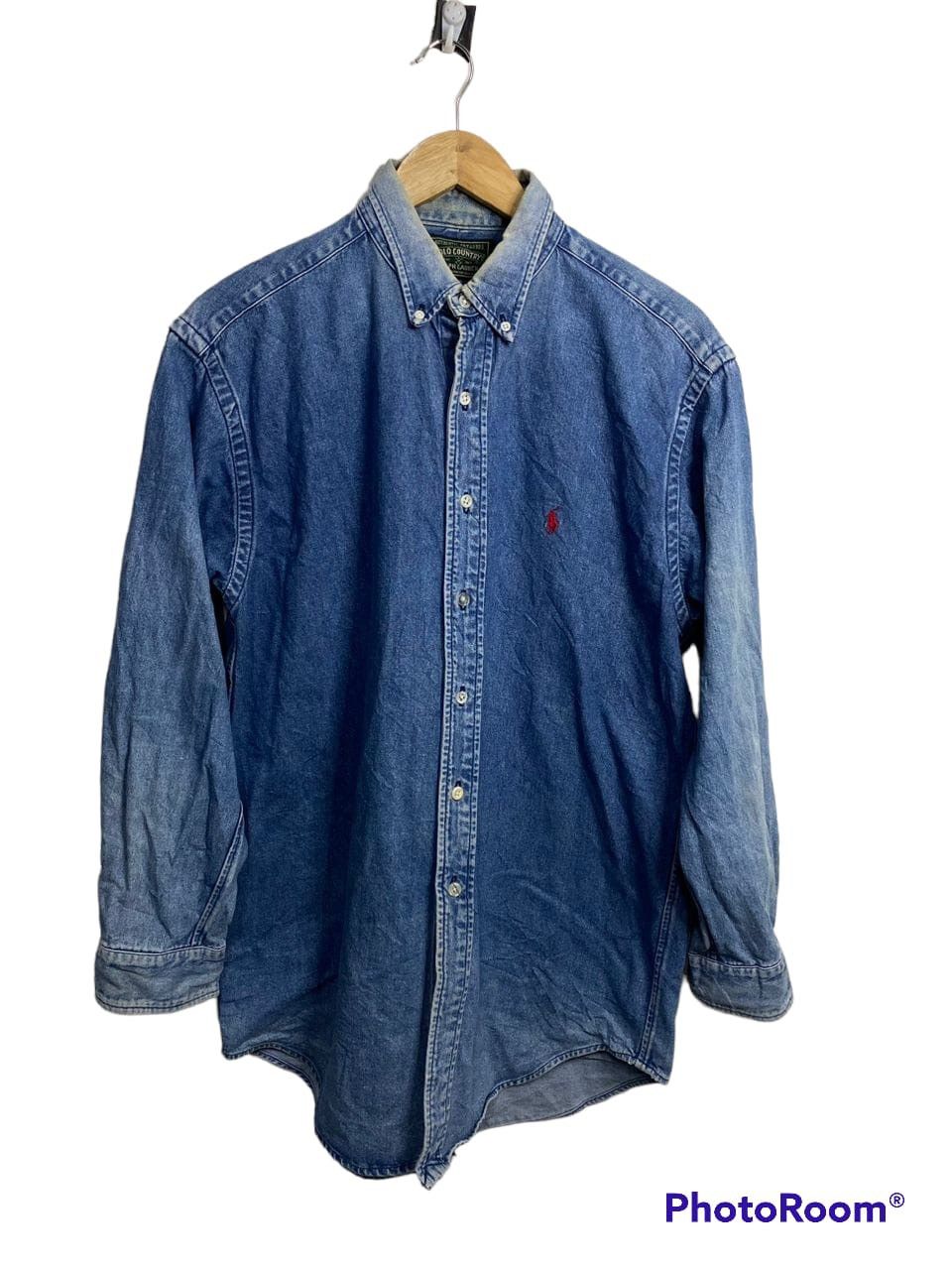 VTG POLO COUNTRY X POLO RALPH LAUREN DENIM SHIRT