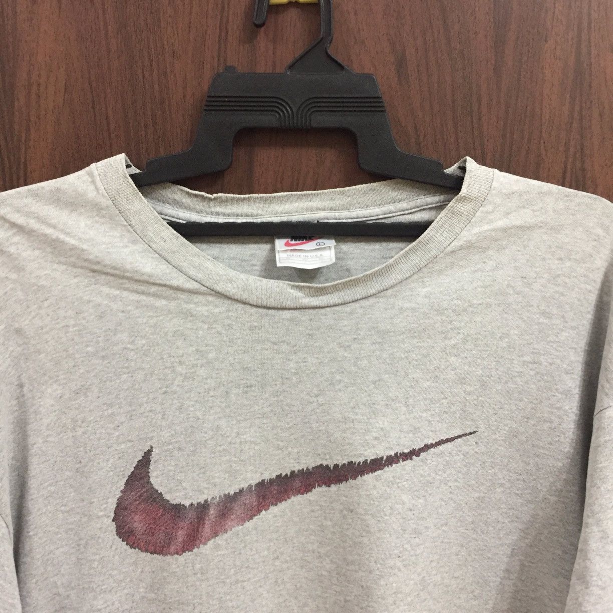 Nike Vintage Nike Usa t shirt big logo size L fit XL Size US XL / EU 56 / 4 - 2 Thumbnail