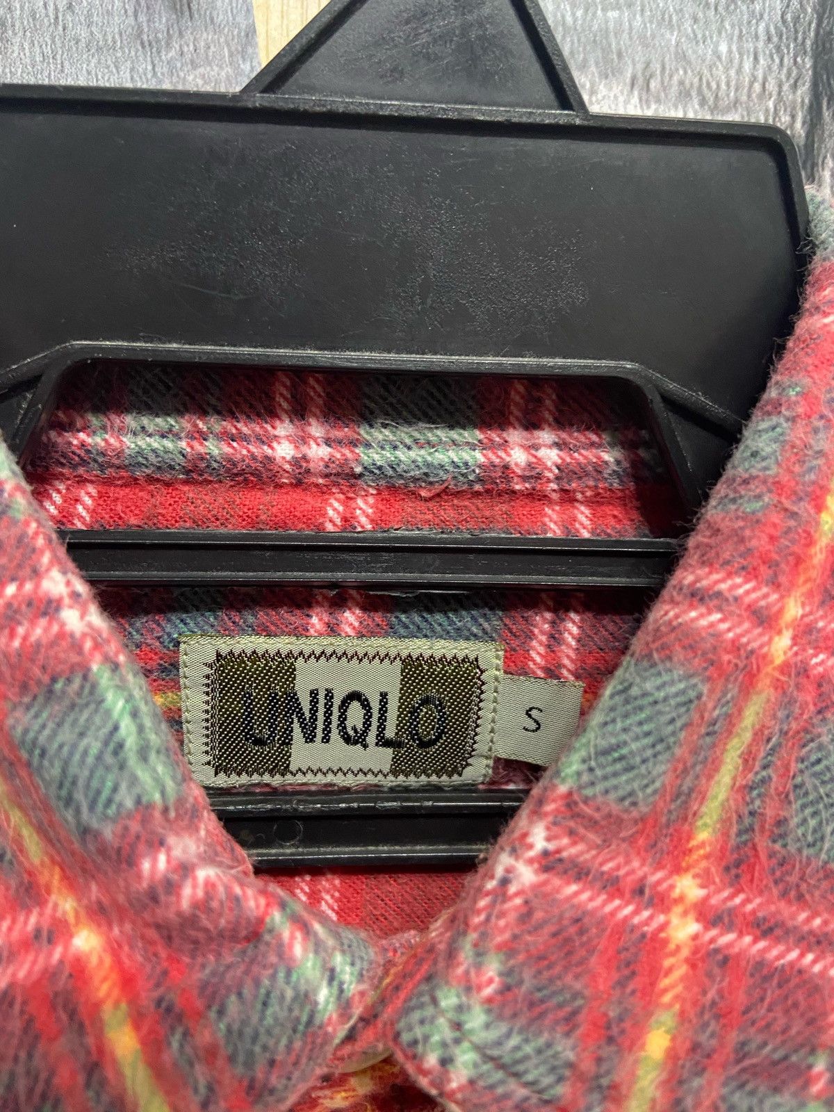 Japanese Brand Vintage Flannel Uniqlo S fit M double pocket plaid design Size US M / EU 48-50 / 2 - 3 Thumbnail