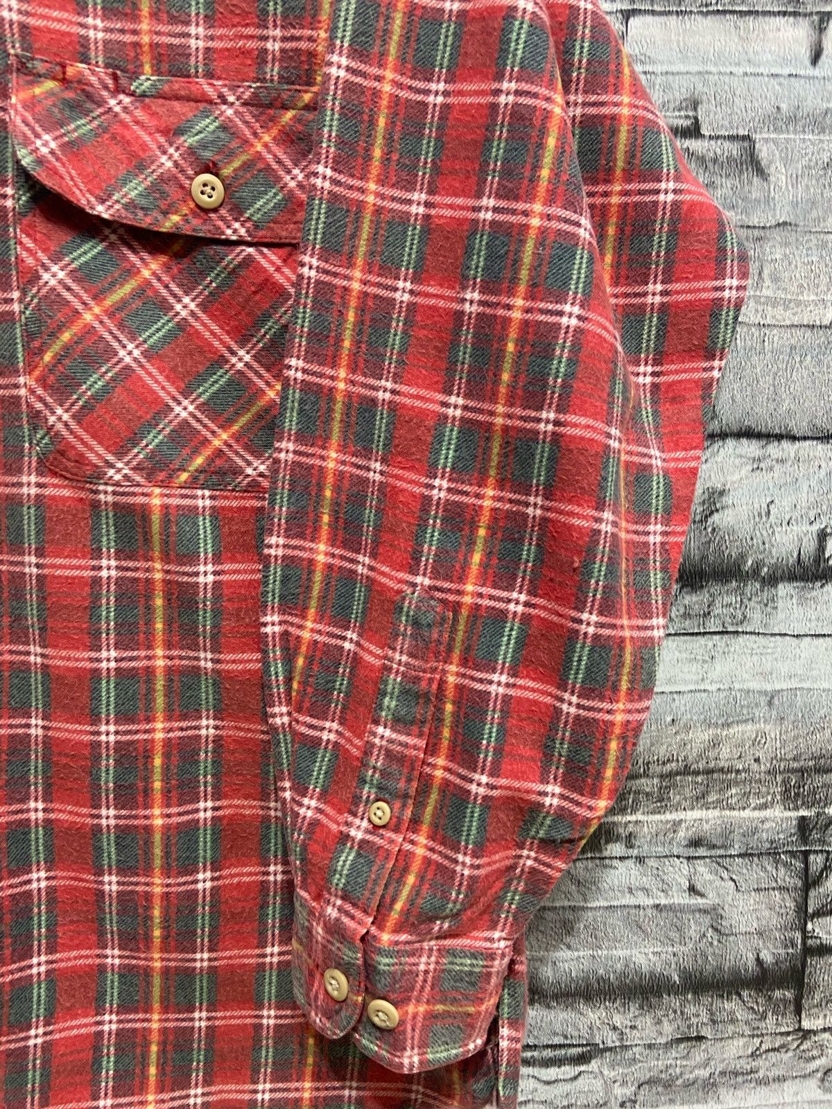 Japanese Brand Vintage Flannel Uniqlo S fit M double pocket plaid design Size US M / EU 48-50 / 2 - 5 Thumbnail