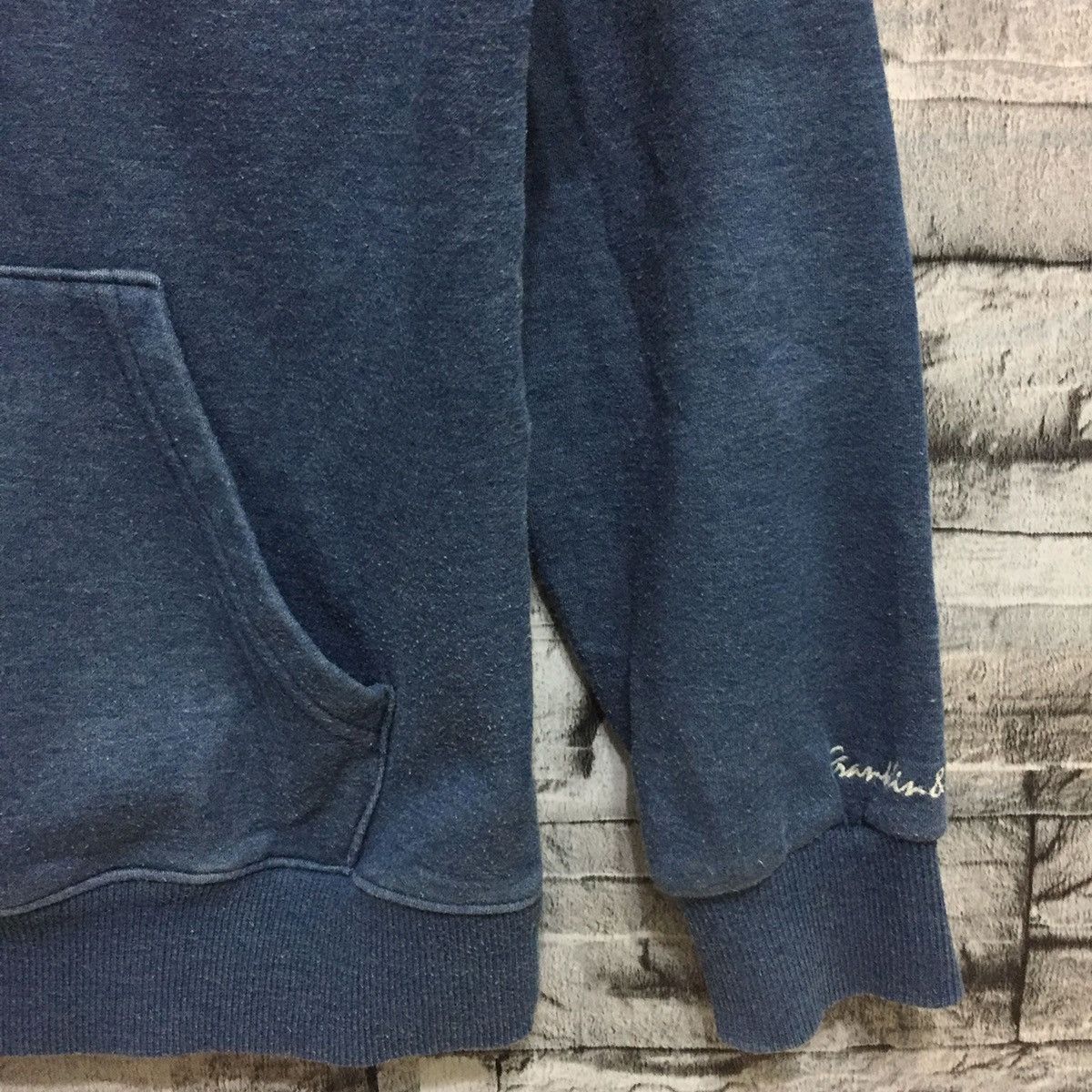 Vintage Vintage Franklin Marshall hoodie embroidered big design Size US M / EU 48-50 / 2 - 5 Thumbnail