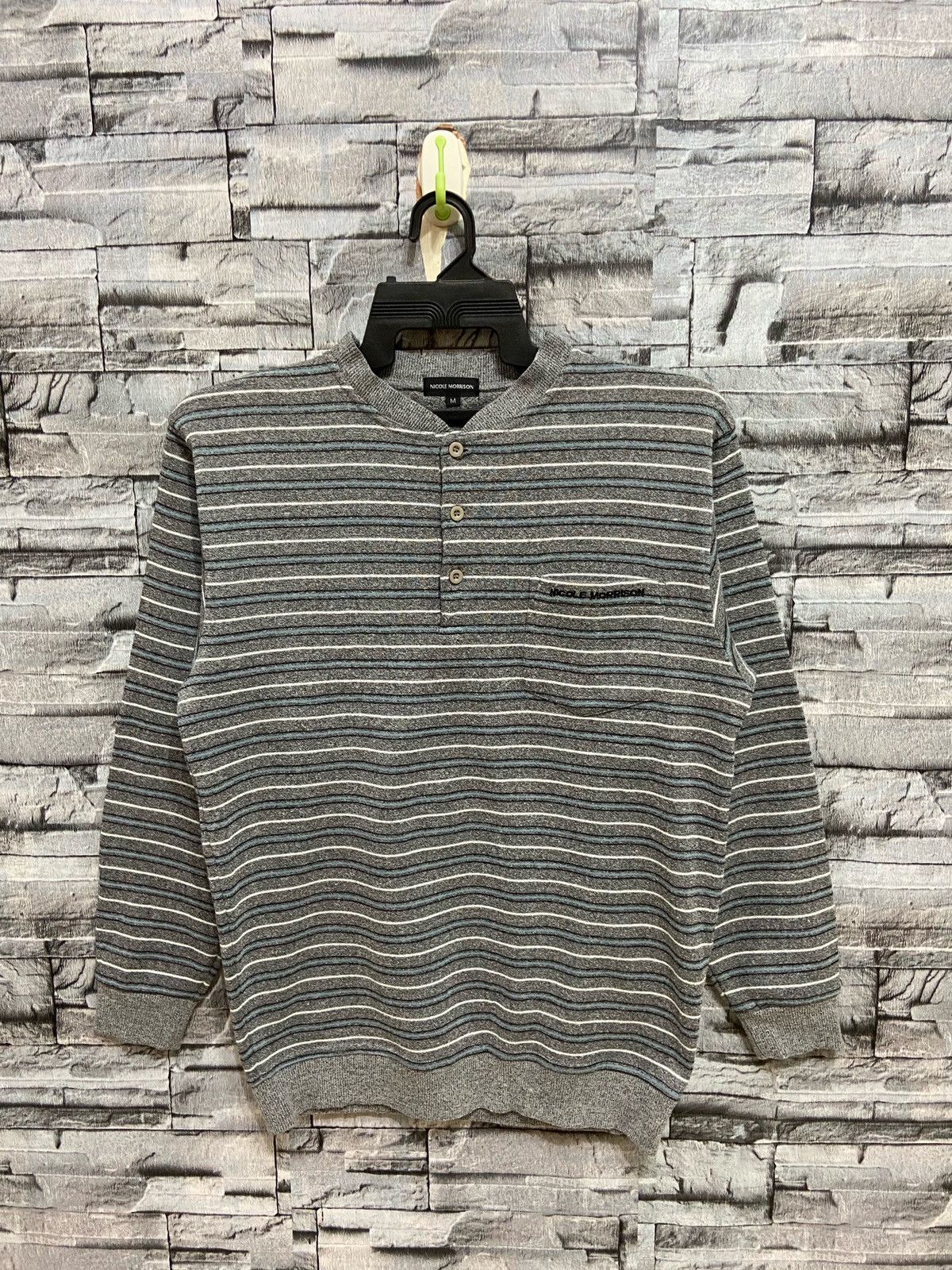 Vintage Nicole Morrison sweatshirt striped