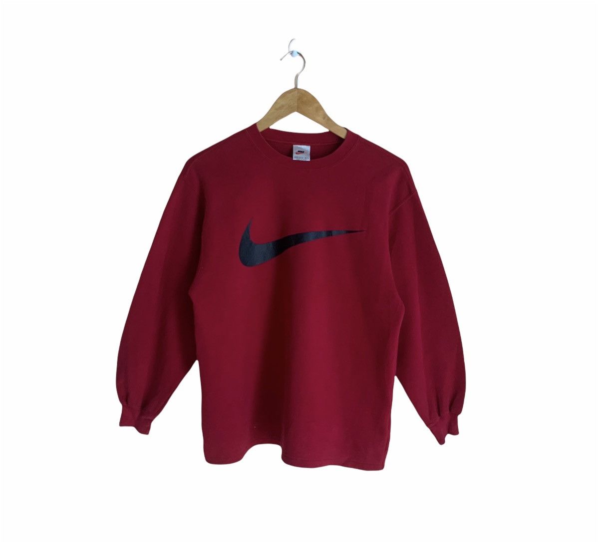 Nike VINTAGE NIKE SWEATSHIRT BIG SWOOSH LOGO Size US M / EU 48-50 / 2 - 1 Thumbnail