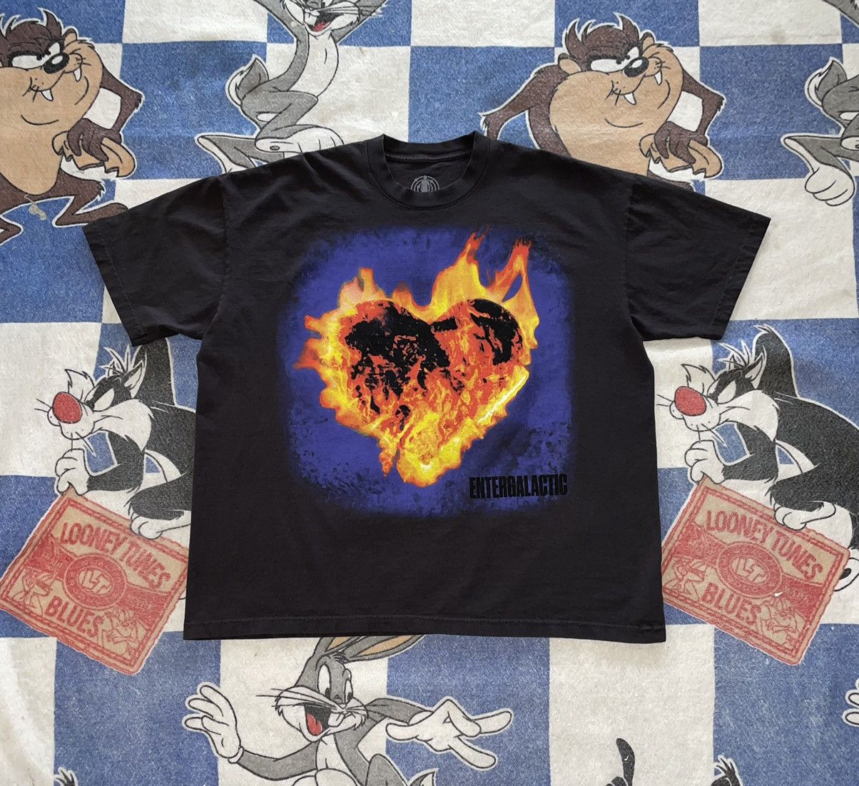 image of Kid Cudi Entergalactic Tee in Black (Size XL)
