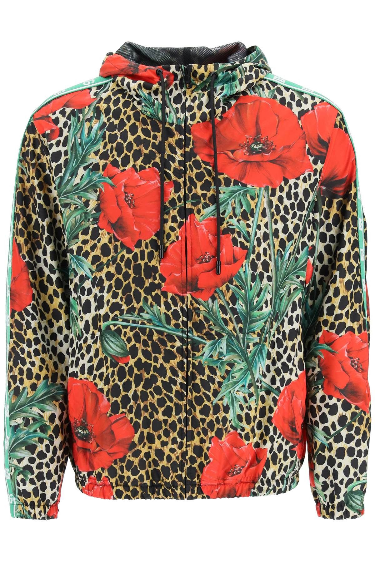 Dolce & Gabbana Gray Camouflage Animal Stuff Cotton T-shirt