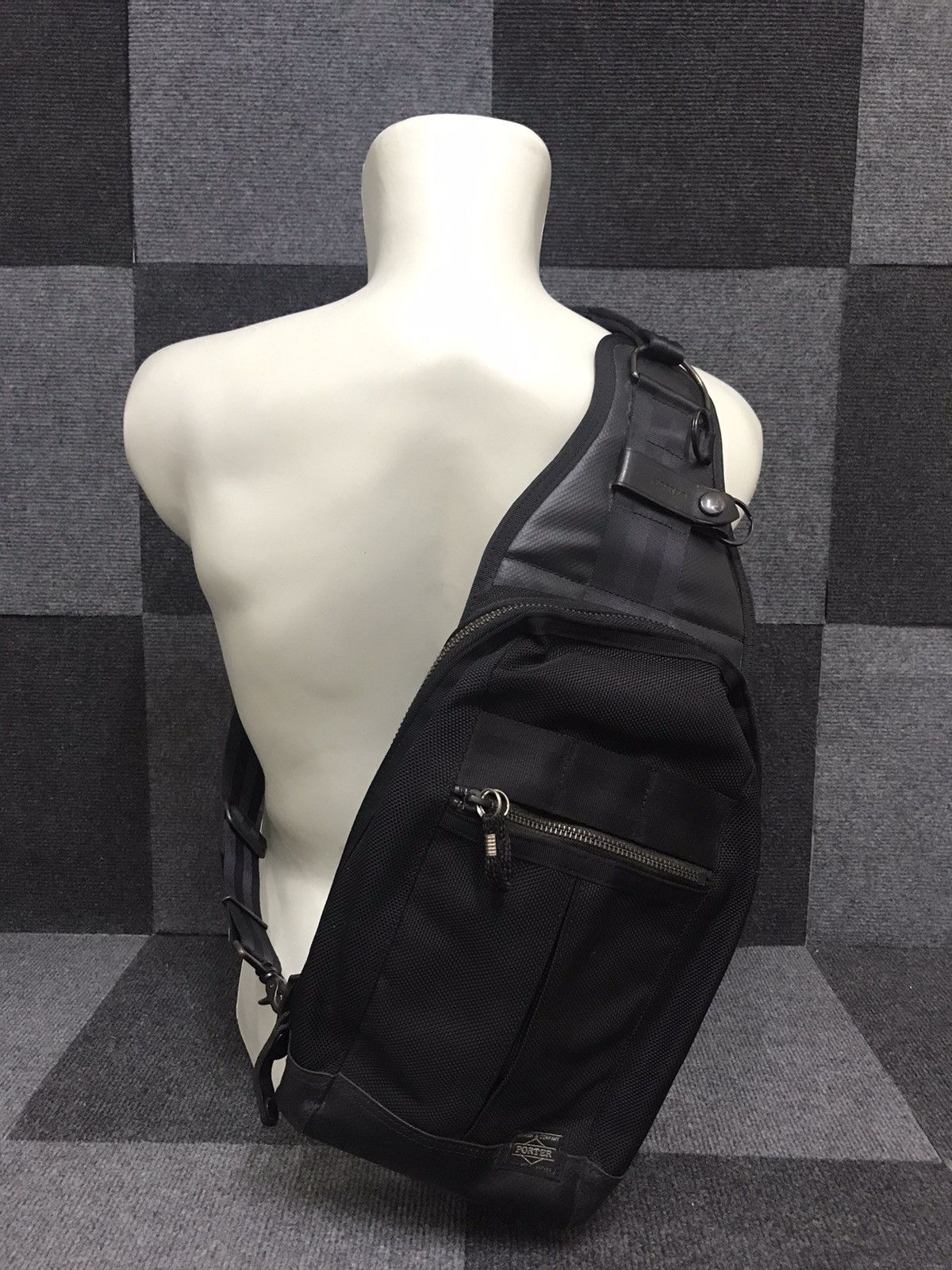 Porter Japan Rvery Rare Crossbody Bag in Black, Men's