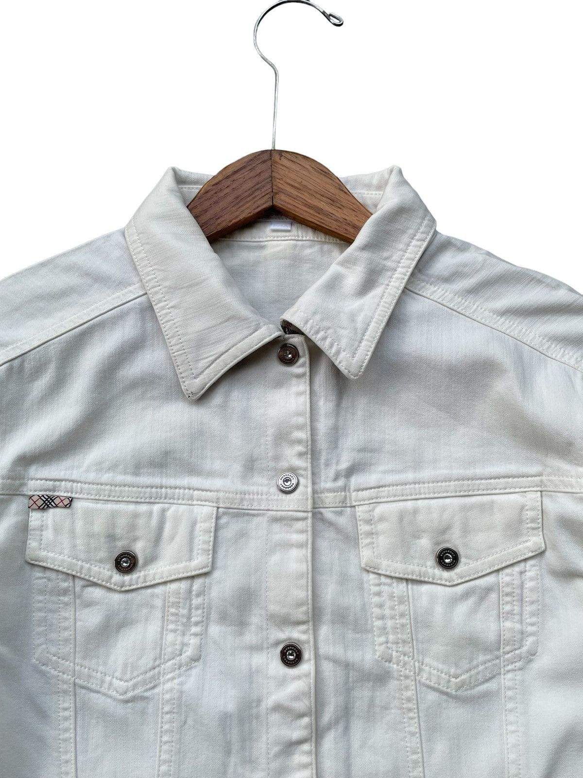 Burberry × Designer Burberry London Denim Jacket Size S / US 4 / IT 40 - 6 Thumbnail