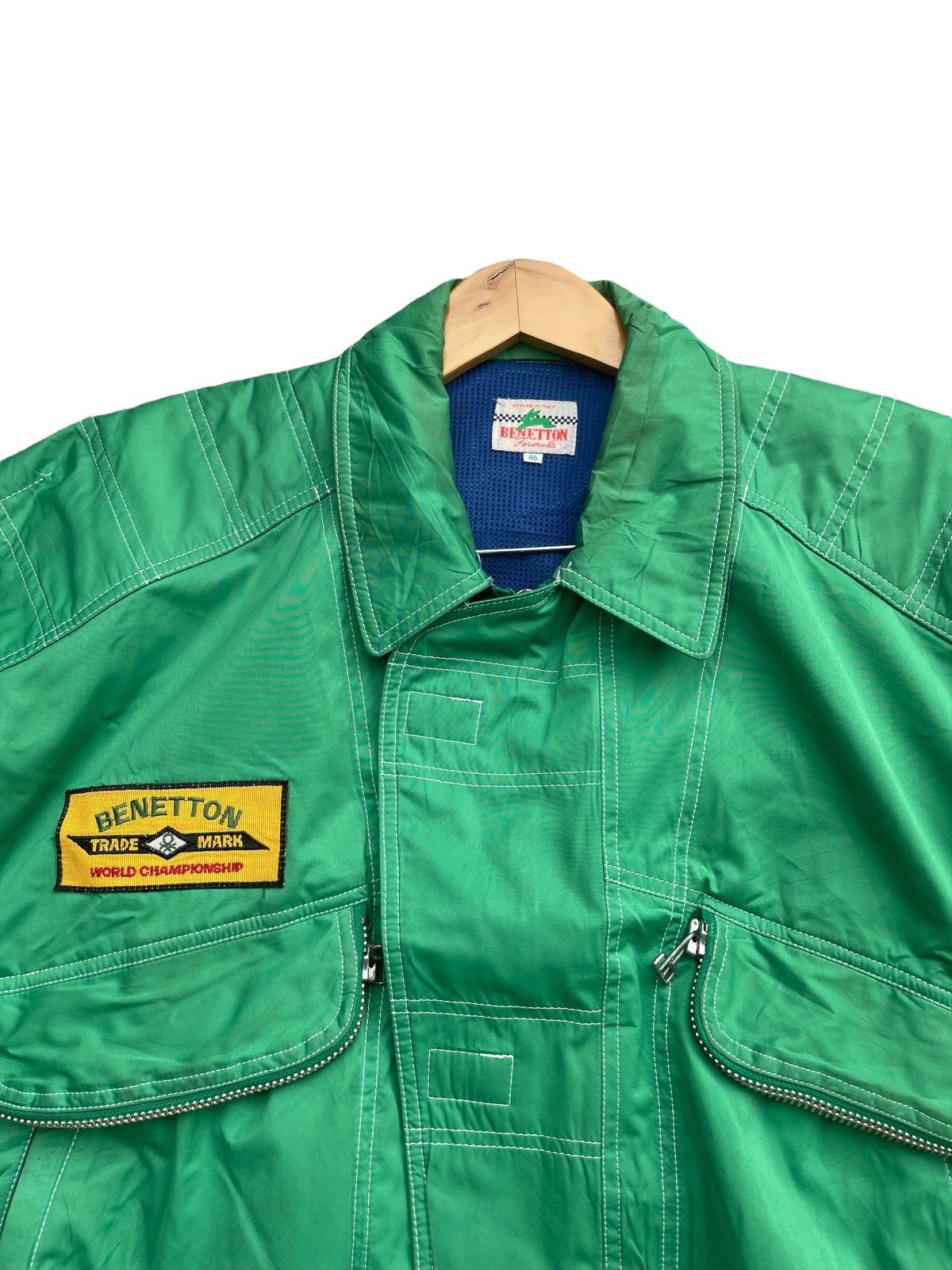 Benetton Vintage Benetton Formula Jacket Size US XL / EU 56 / 4 - 6 Thumbnail