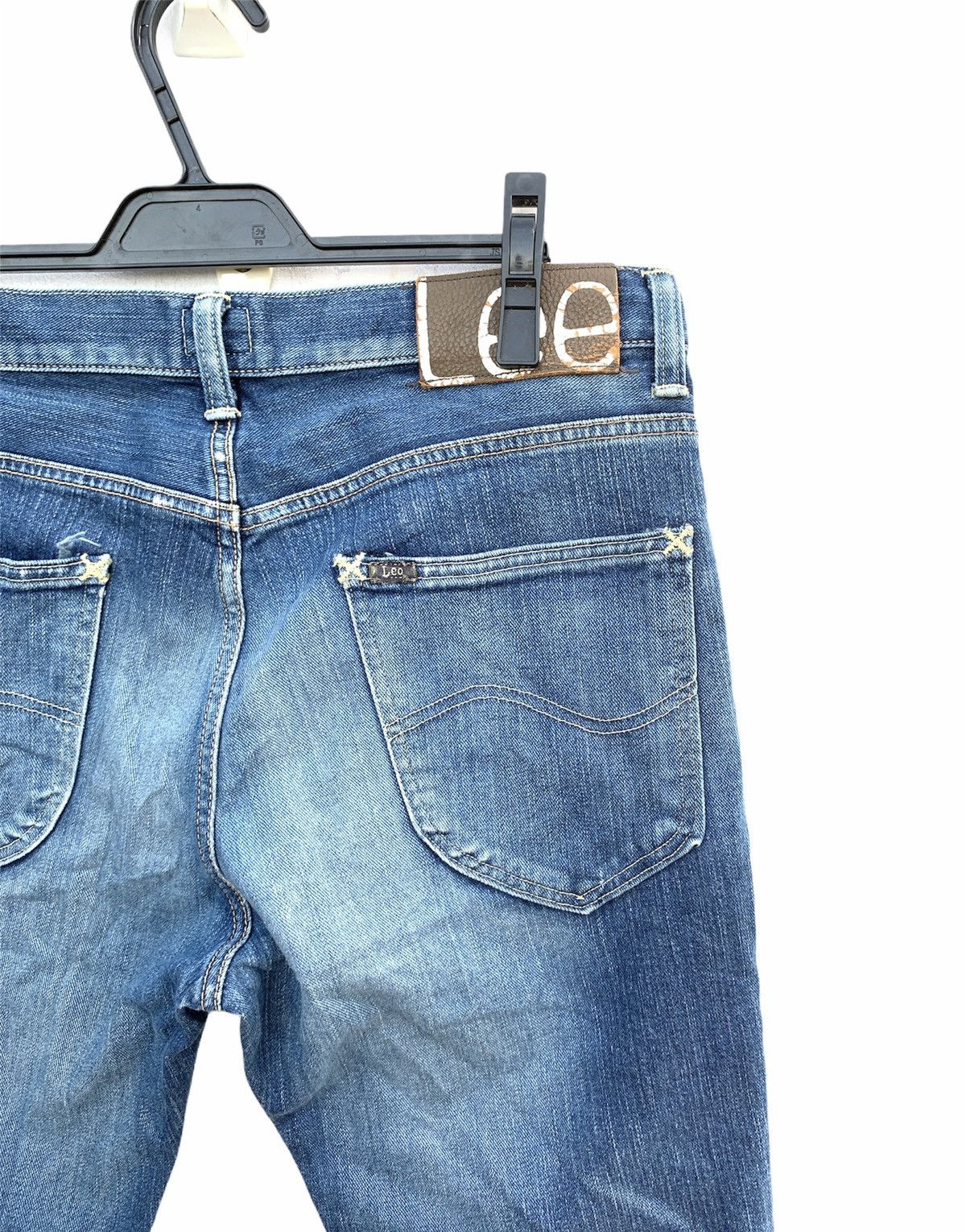 Lee × Vintage Vintage Lee 101 Aging Faded Wash Denim Size US 34 / EU 50 - 13 Thumbnail