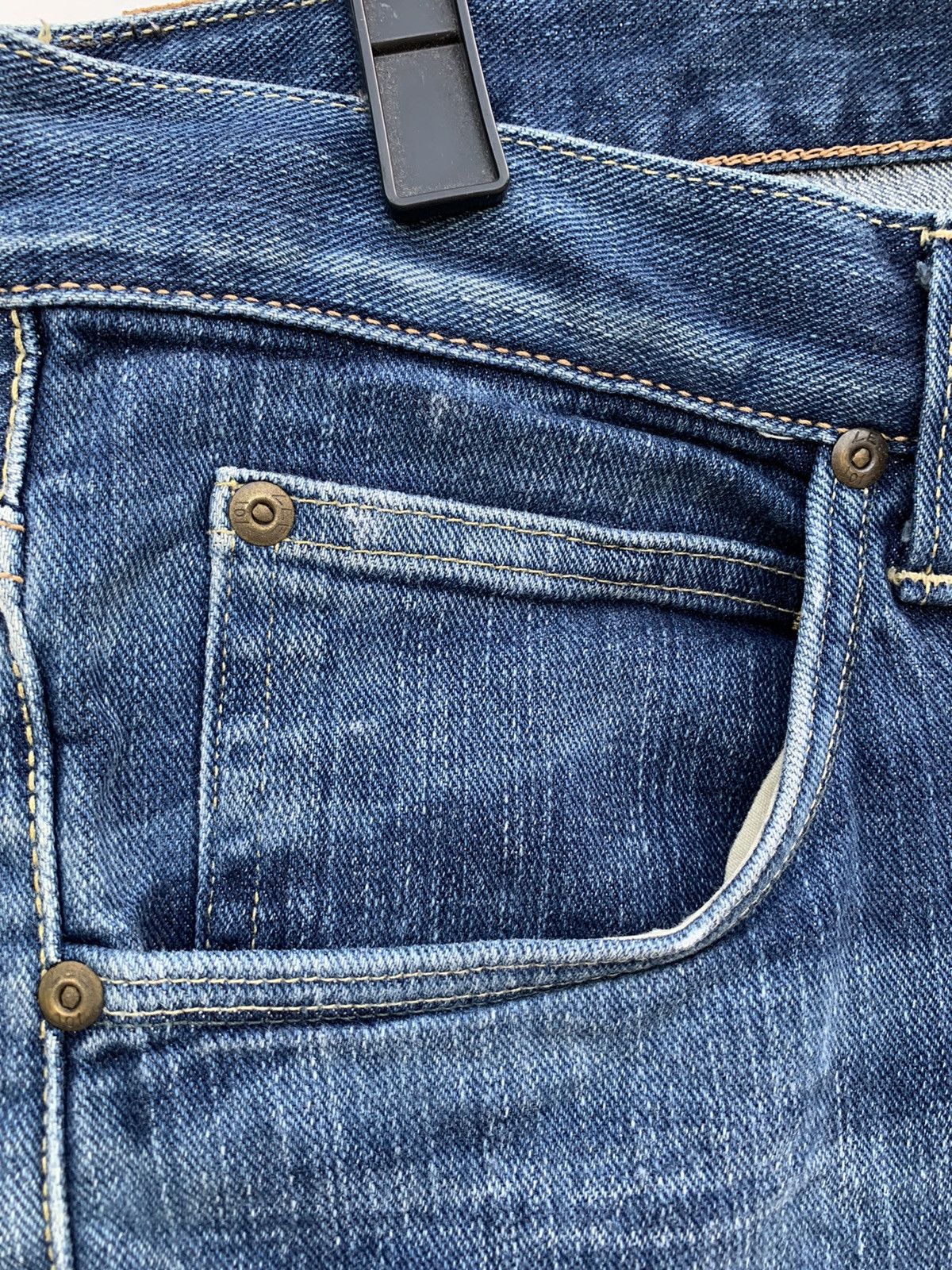Lee × Vintage Vintage Lee 101 Aging Faded Wash Denim Size US 34 / EU 50 - 16 Thumbnail