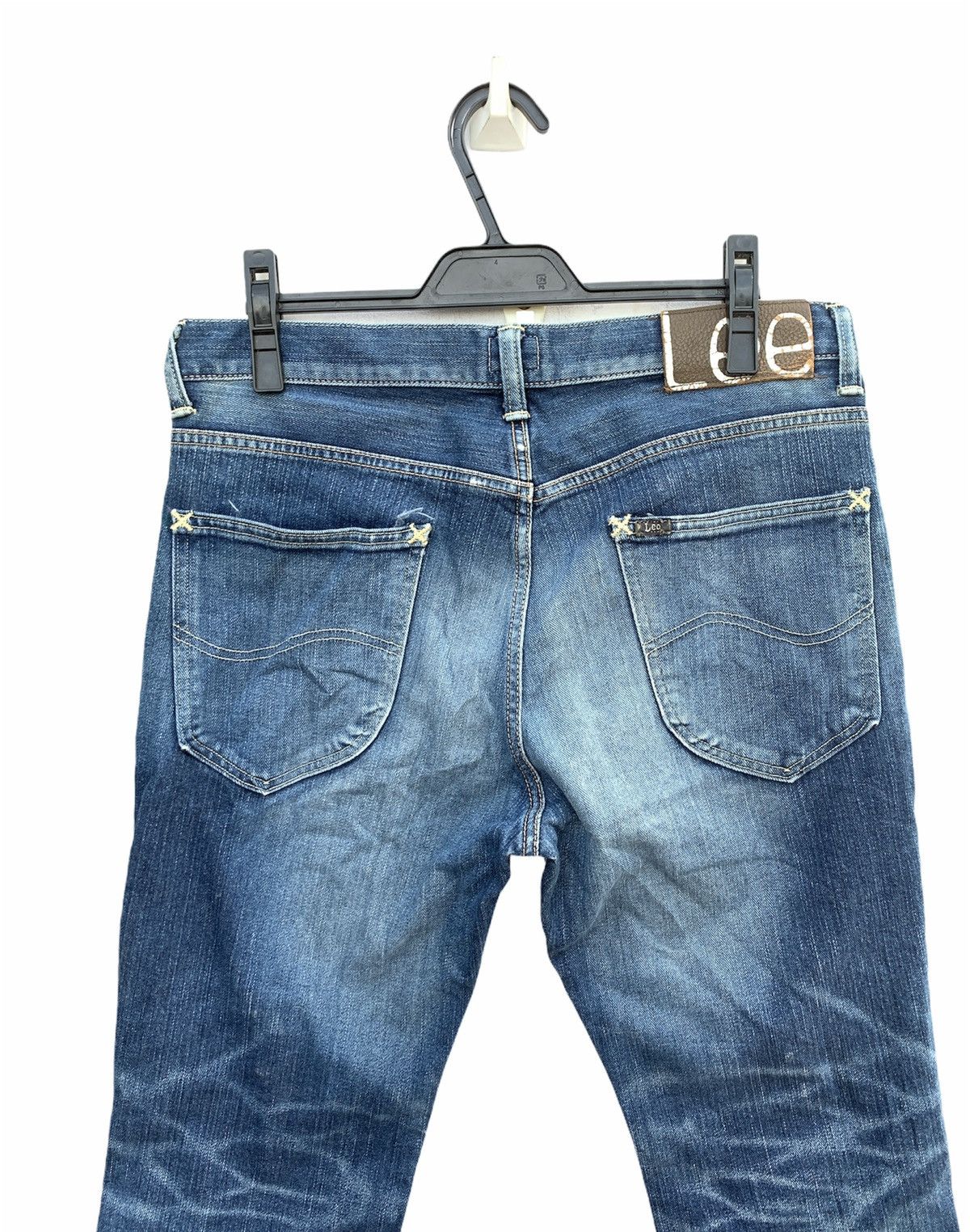 Lee × Vintage Vintage Lee 101 Aging Faded Wash Denim Size US 34 / EU 50 - 10 Thumbnail