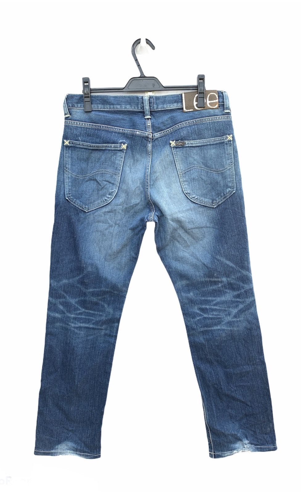 Lee × Vintage Vintage Lee 101 Aging Faded Wash Denim Size US 34 / EU 50 - 1 Thumbnail