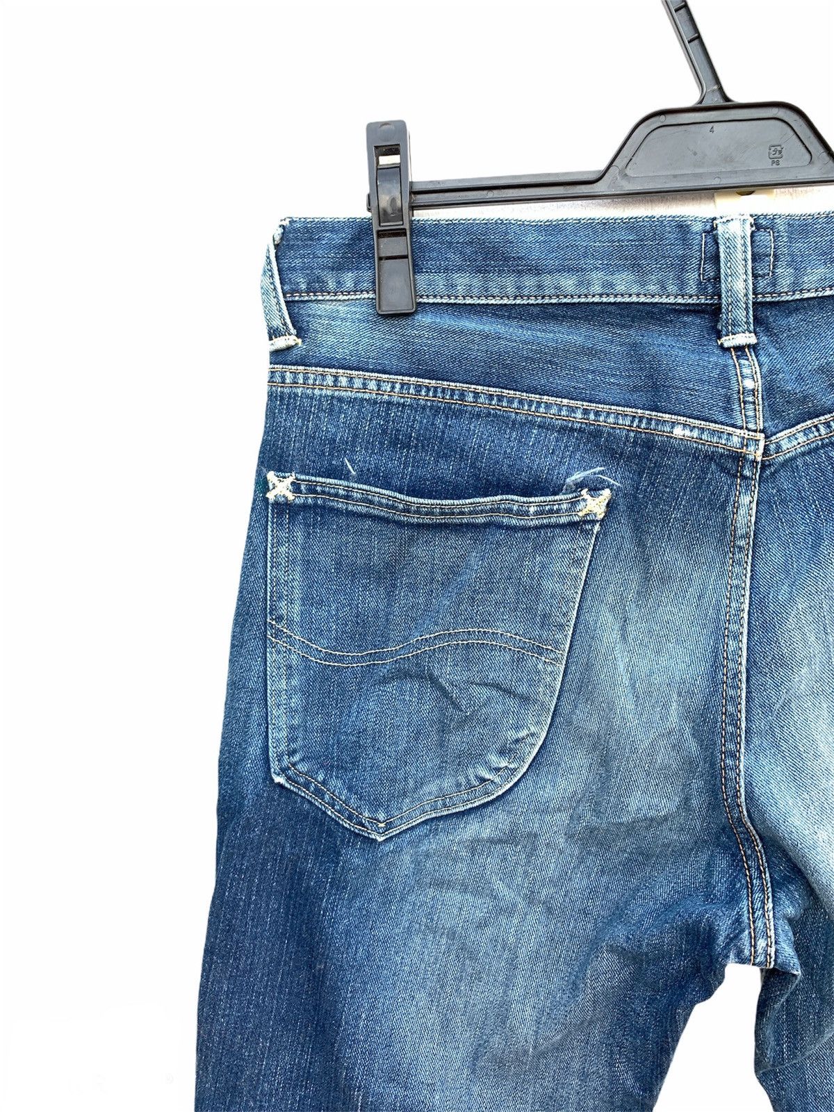Lee × Vintage Vintage Lee 101 Aging Faded Wash Denim Size US 34 / EU 50 - 12 Thumbnail
