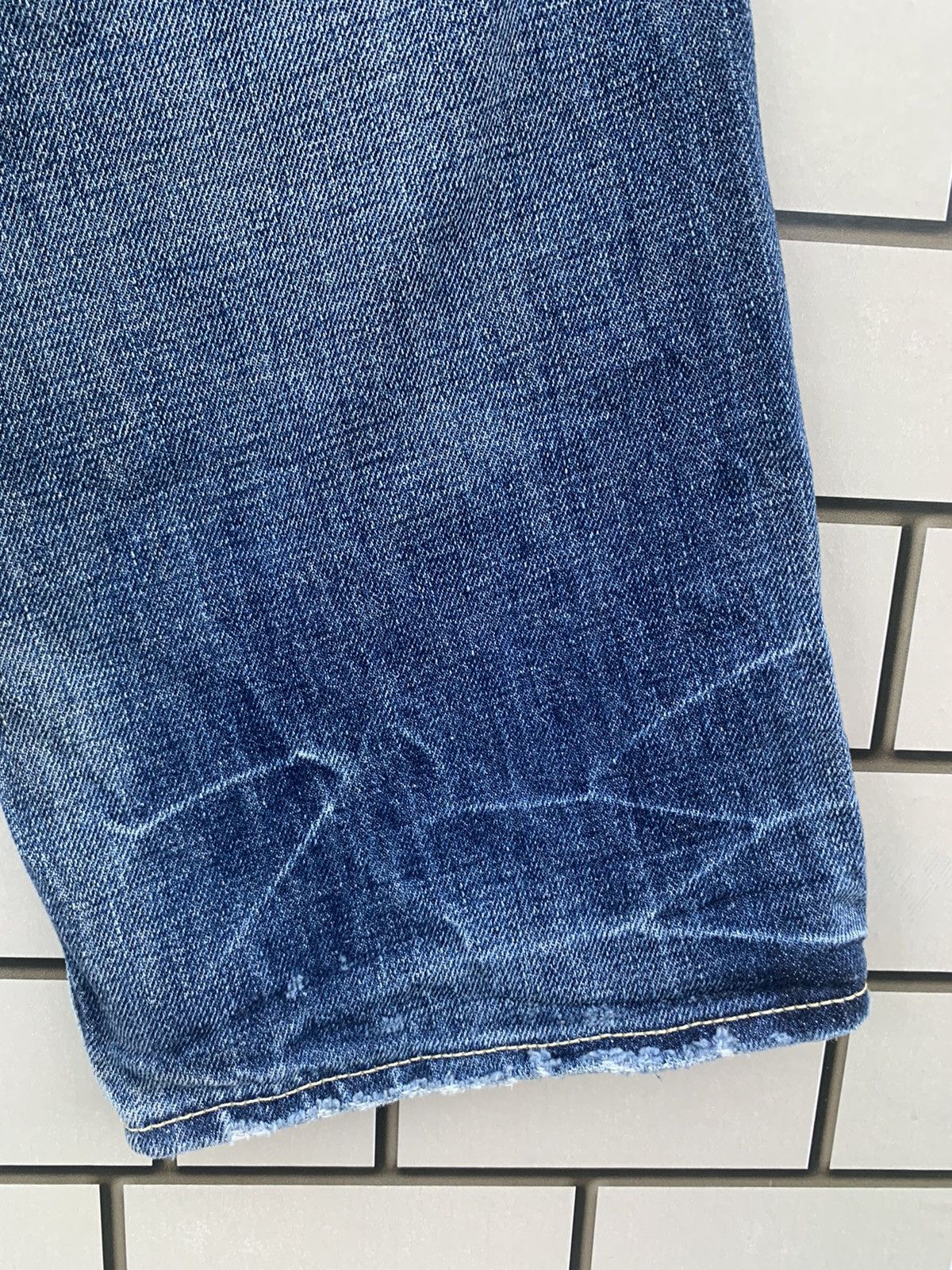 Gap × Vintage Vintage GAP Regular Fit Straighy Distressed Denim Size US 33 - 16 Thumbnail