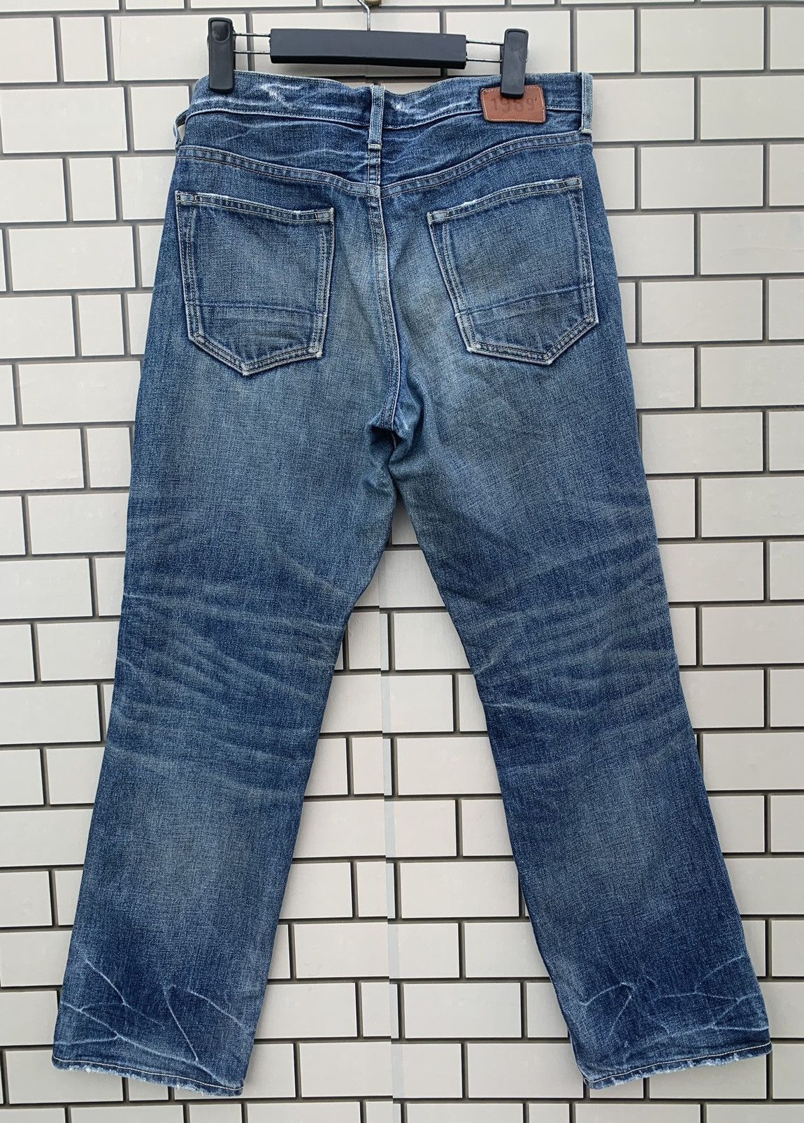 Gap × Vintage Vintage GAP Regular Fit Straighy Distressed Denim Size US 33 - 1 Thumbnail