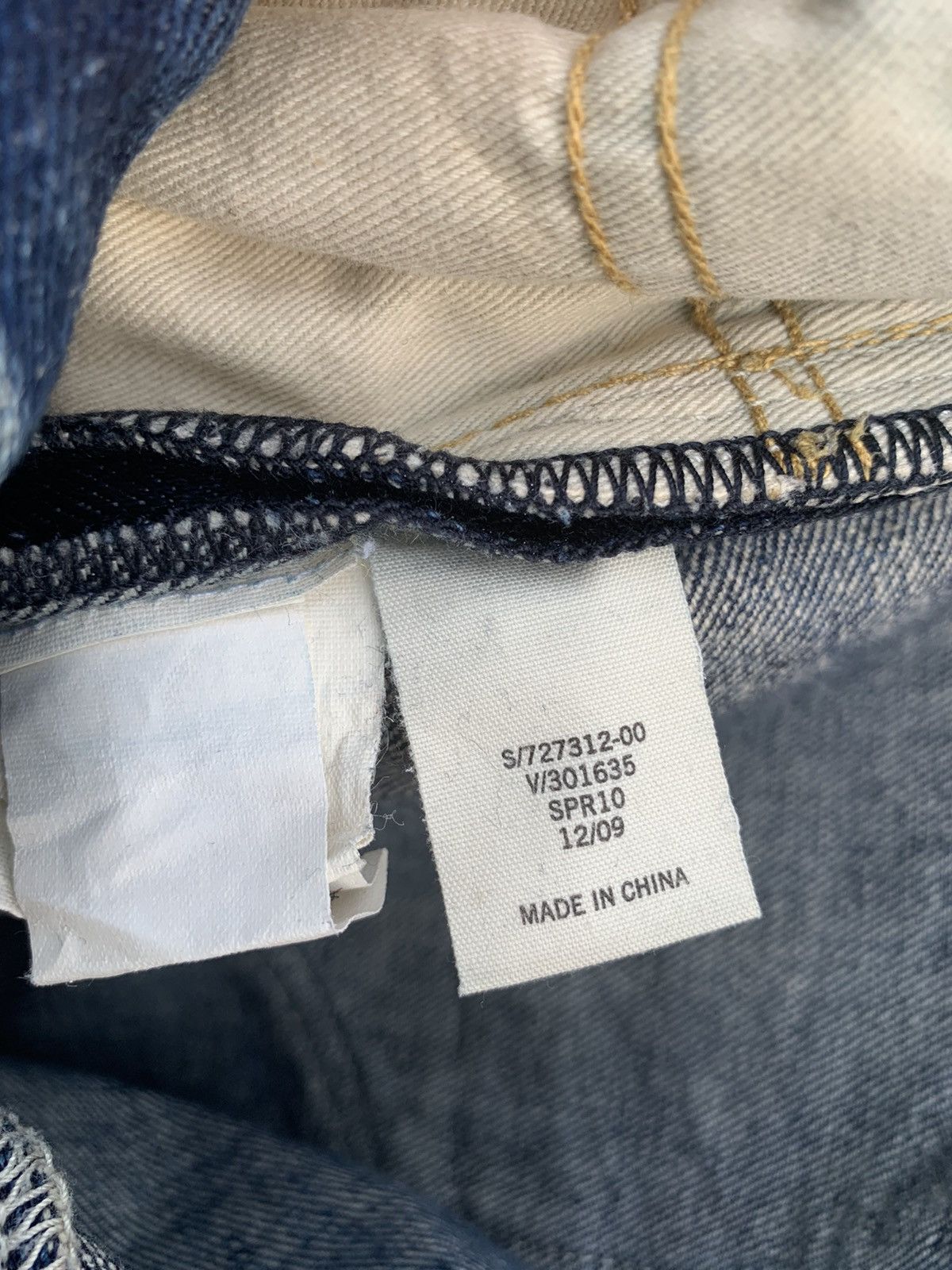 Gap × Vintage Vintage GAP Regular Fit Straighy Distressed Denim Size US 33 - 25 Thumbnail