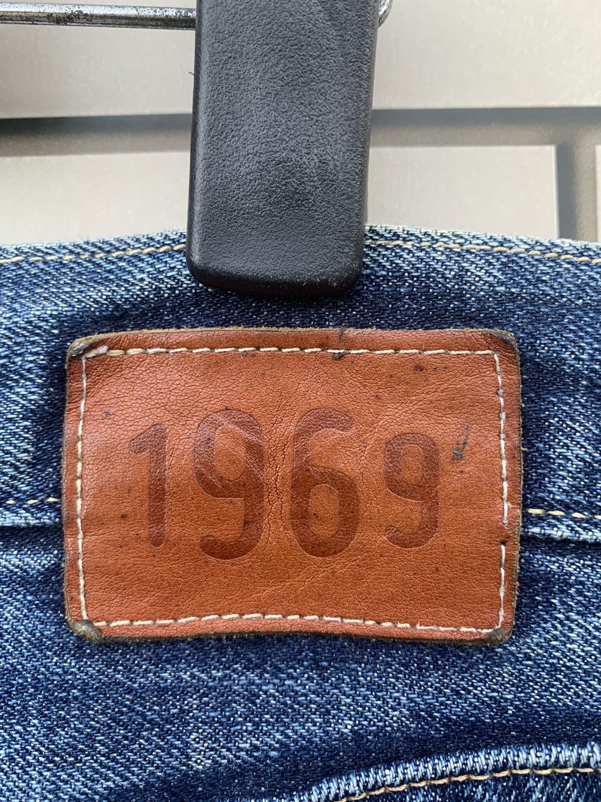Gap × Vintage Vintage GAP Regular Fit Straighy Distressed Denim Size US 33 - 23 Thumbnail