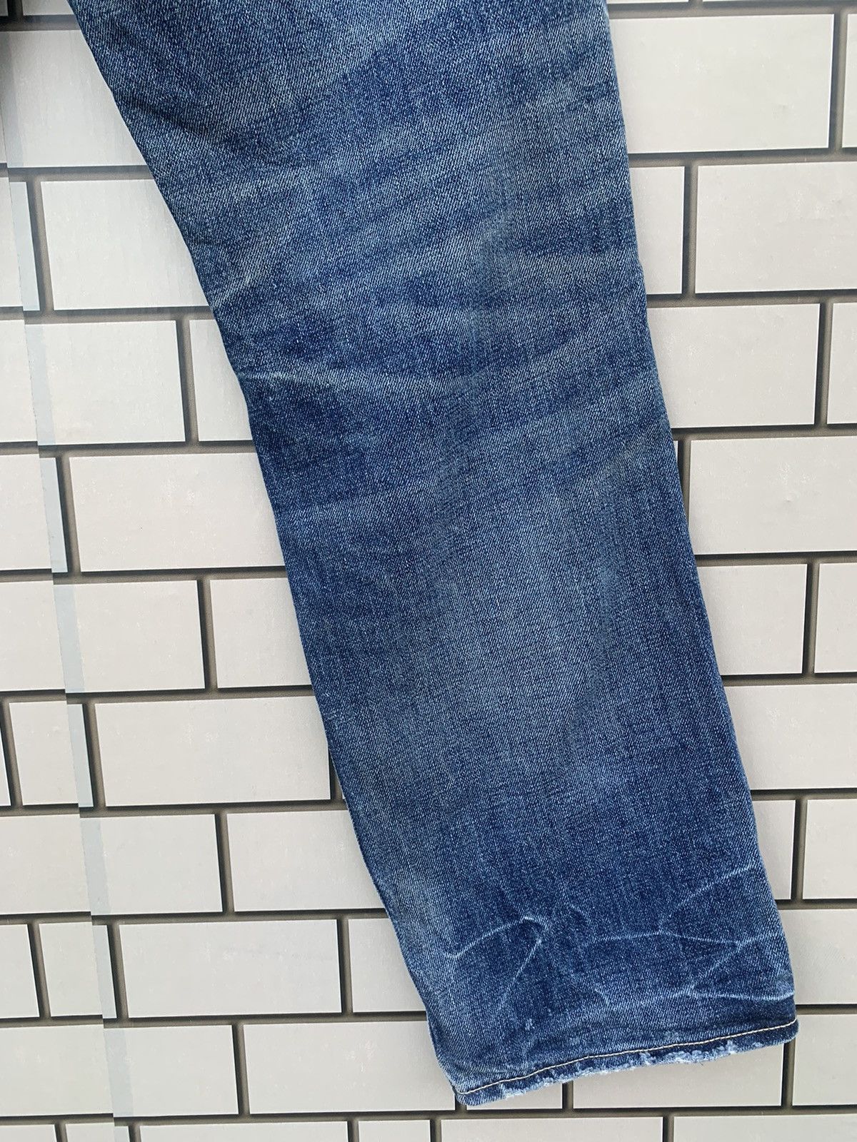 Gap × Vintage Vintage GAP Regular Fit Straighy Distressed Denim Size US 33 - 14 Thumbnail