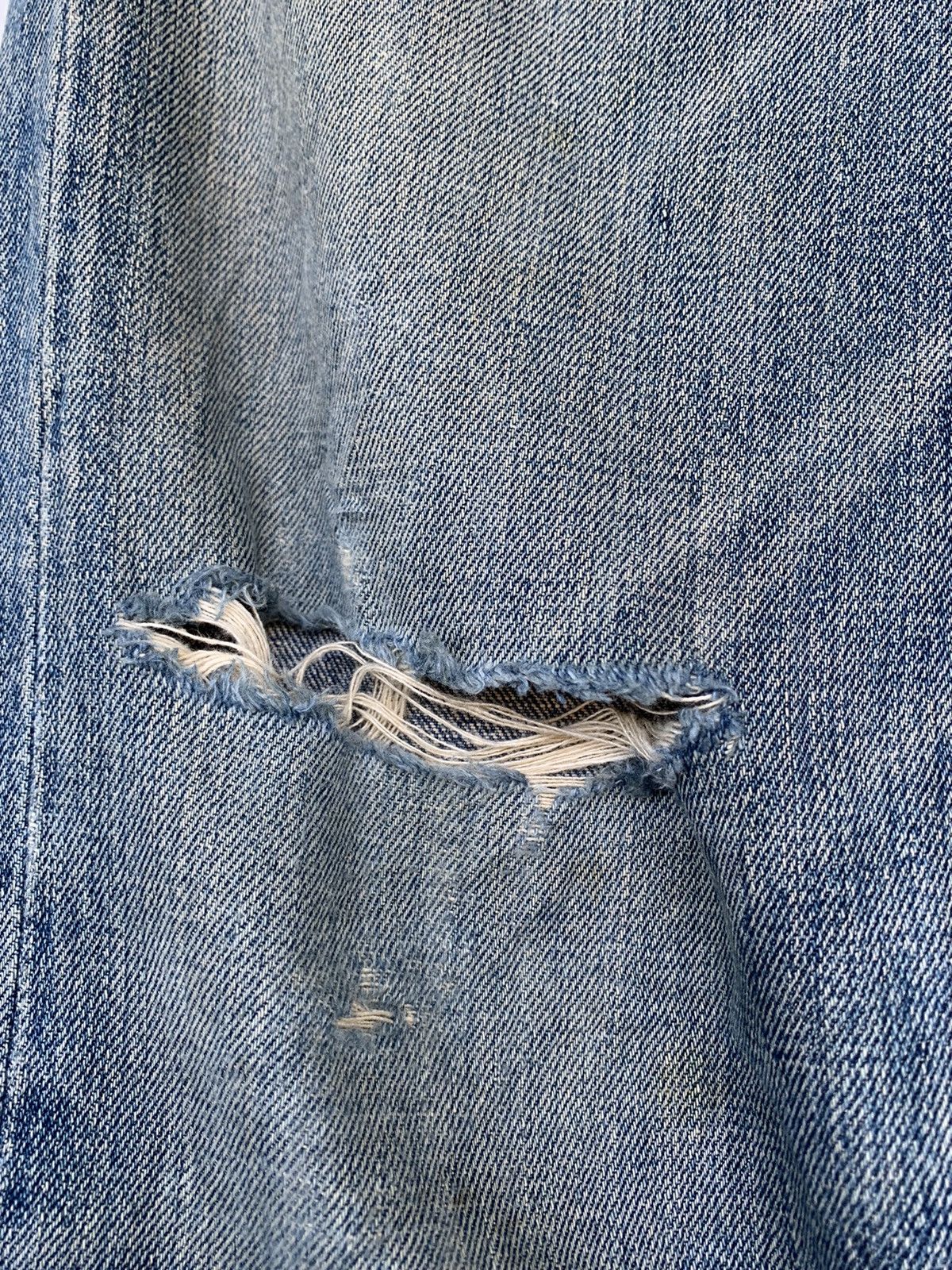 Levi's Vintage Levis 501XX Big E Selvedge Distressed Denim Size US 30 / EU 46 - 5 Thumbnail