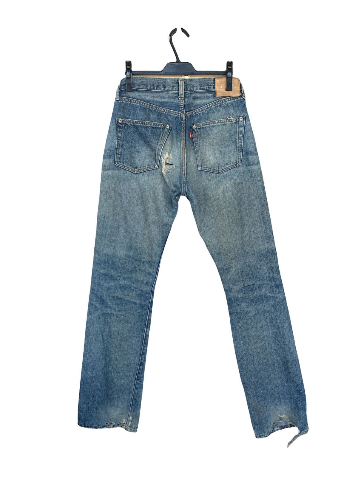 Levi's Vintage Levis 501XX Big E Selvedge Distressed Denim Size US 30 / EU 46 - 14 Thumbnail