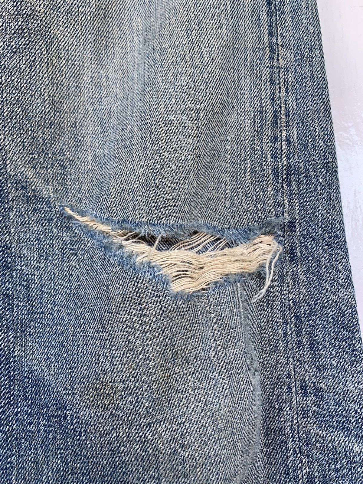 Levi's Vintage Levis 501XX Big E Selvedge Distressed Denim Size US 30 / EU 46 - 6 Thumbnail
